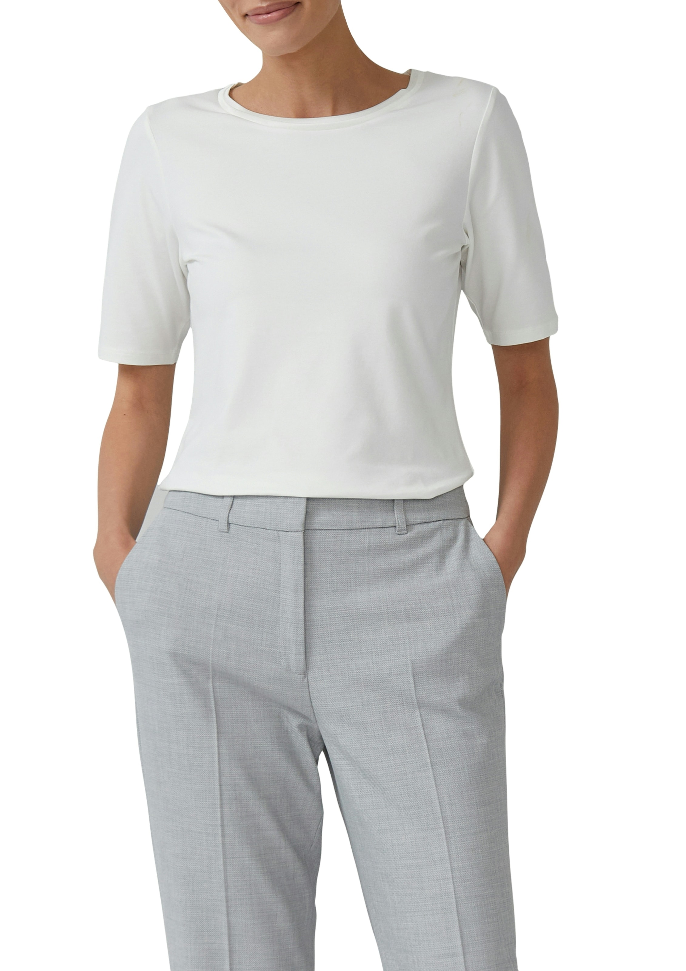 s.Oliver BLACK LABEL T-Shirt mit Satindetail