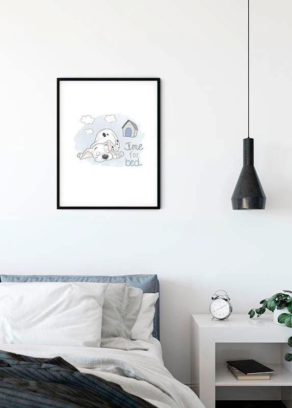 Komar Bild »101 Dalmatiner Bedtime« Disney 1 Stk. tlg. Wandbild zur Dekoration im Kinderzimmer - ohne Rahmen