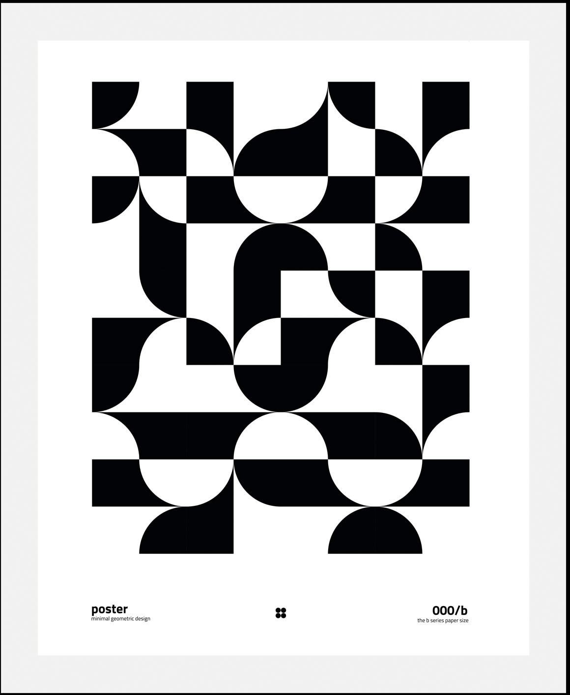 queence Bild »Checkers«, Schriftzüge-Schwarz-Weiß-Abstrakt-Kunst-Art, (1 St.), gerahmt
