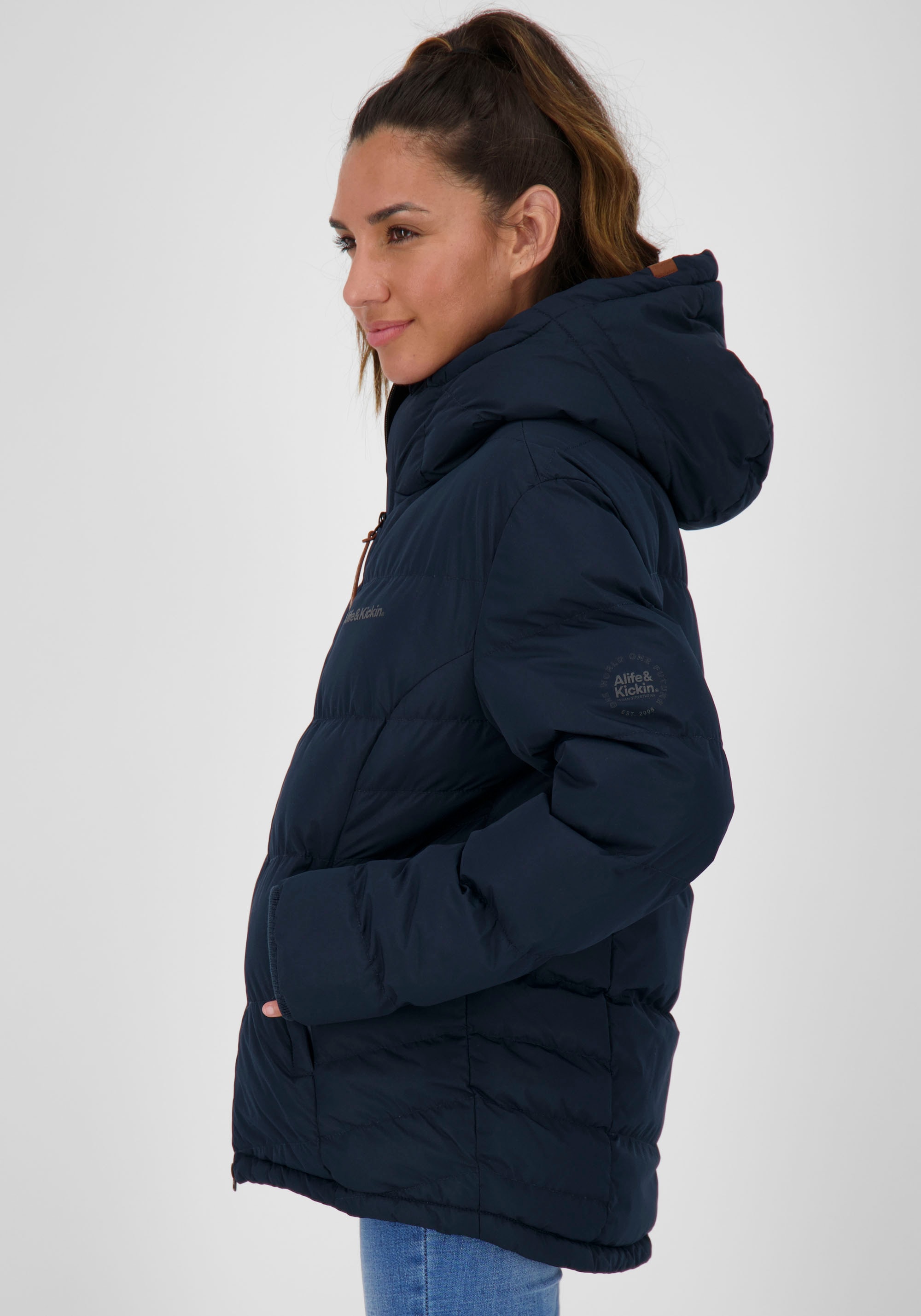 Alife & Kickin Steppjacke »JUANAAK A« mit Kapuze Pufferjacke mit ultraleichter Wattierung und hoher Wärmeleistung