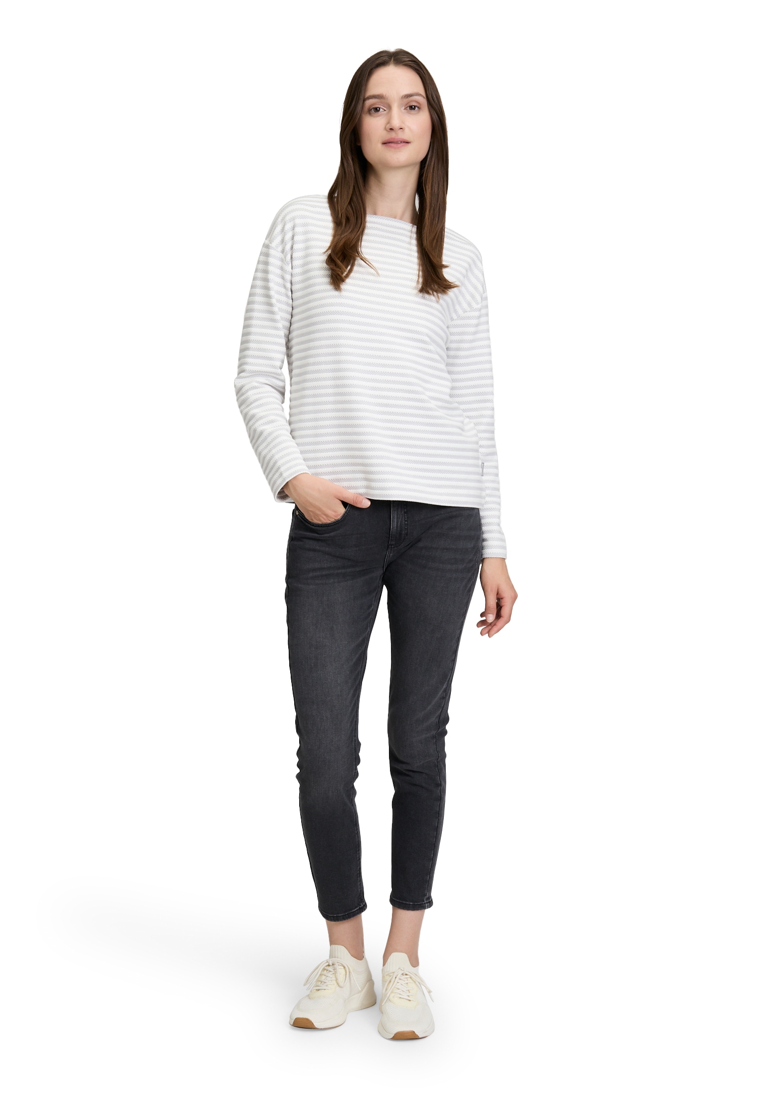 Betty&Co Relaxhose »Basic-Jeans mit Waschung«
