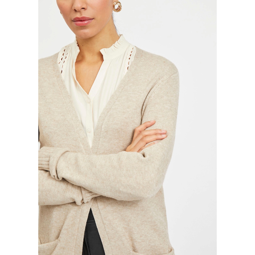 Vila Longstrickjacke »VIRIL LONG L/S KNIT CARDIGAN - NOOS«