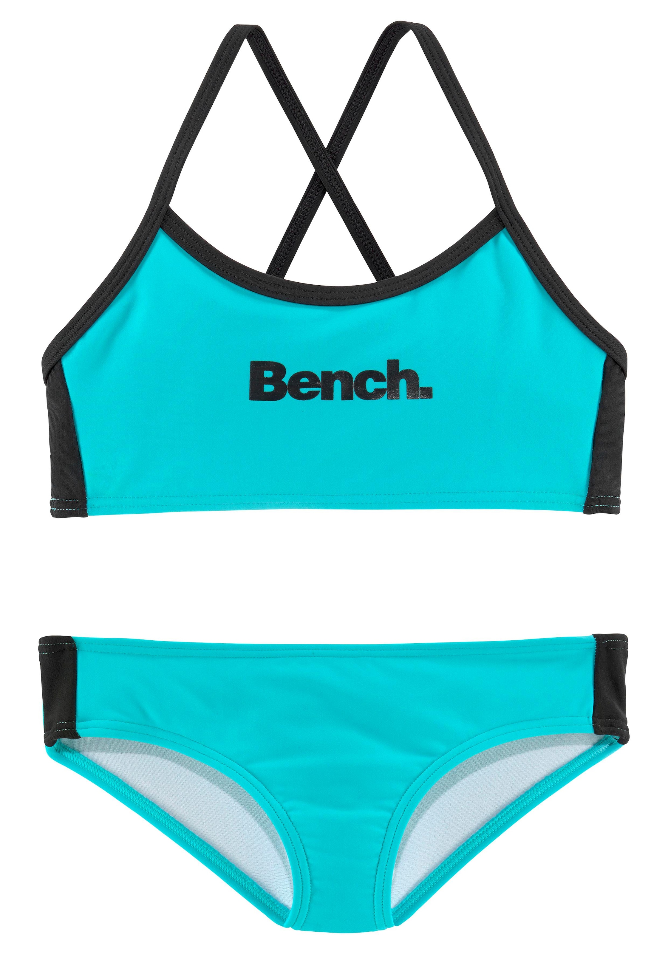 Bench. Bustier-Bikini, mit gekreuzten Trägern