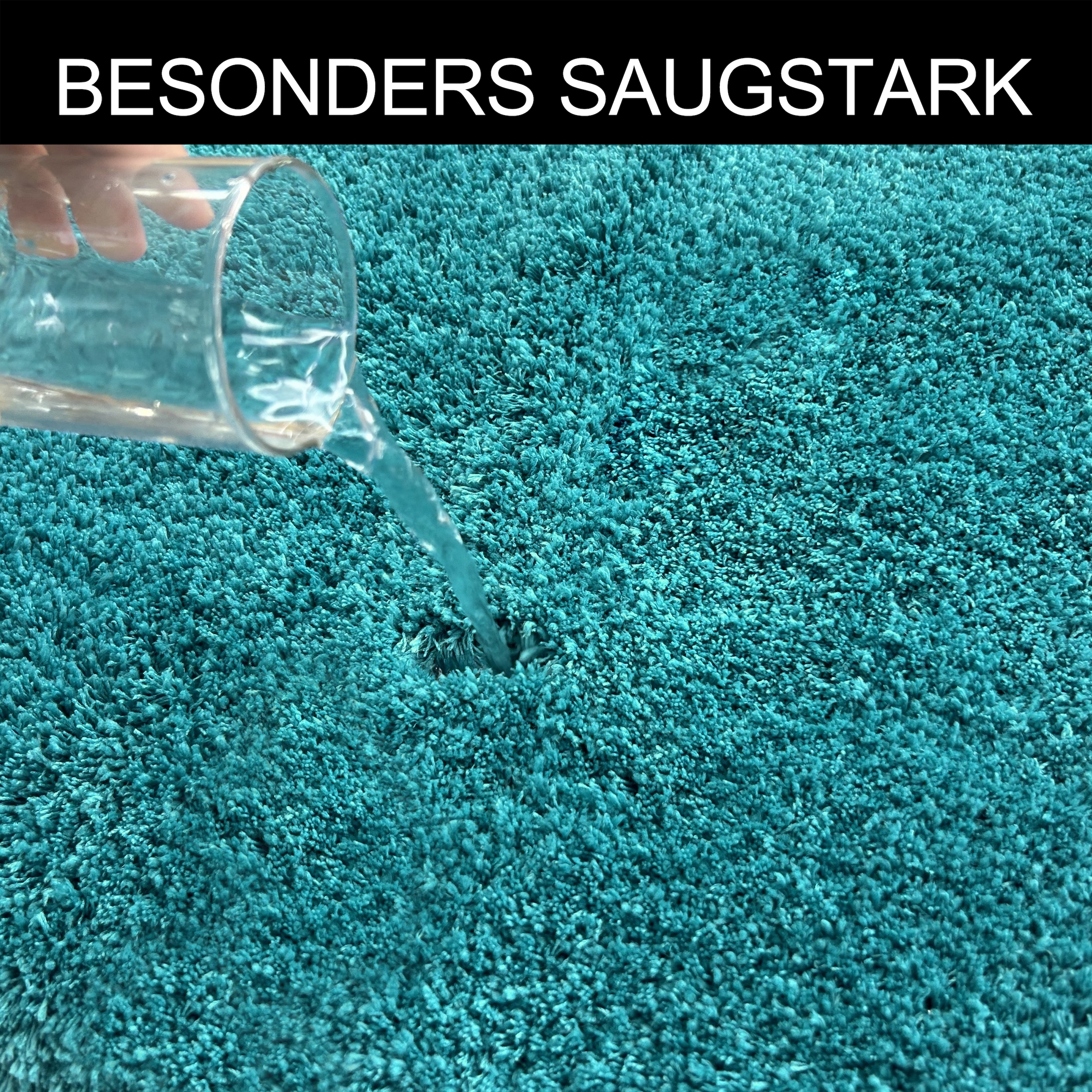 Möve Badematte »Superwuschel, Badvorleger, Badezimmer Teppich« Höhe 40 mm rutschhemmend beschichtet fußbodenheizungsgeeignet | schnell trocknend | strapazierfähig Mikrofaser-Badematte, Badteppich, rechteckig, rund & als 3-tlg. Set