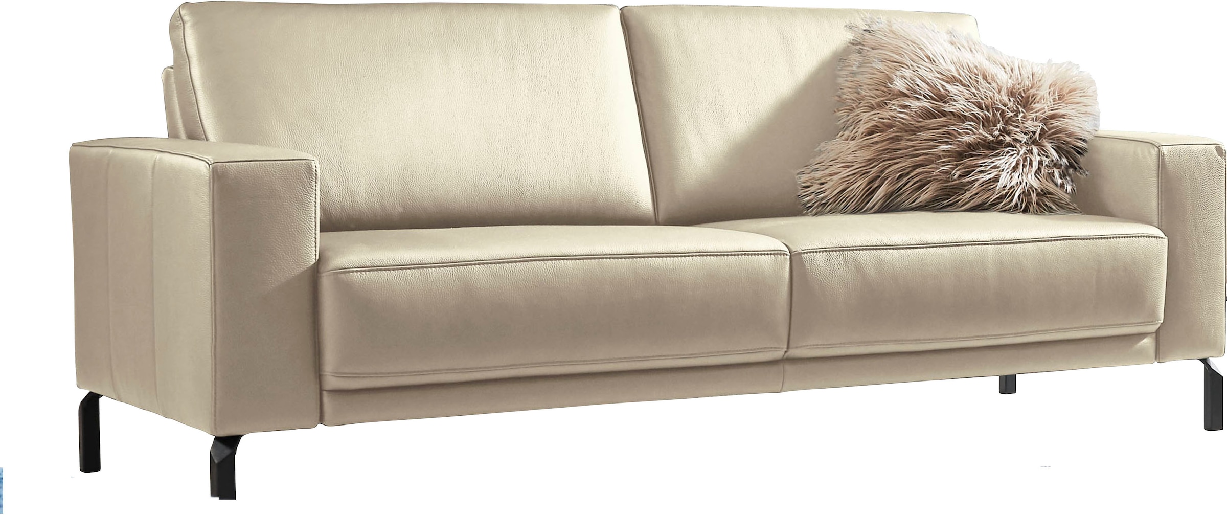 Home affaire 2,5-Sitzer »Apiro« auch mit motorischem Sitzvorzug, in 3 Breiten, Dickleder, Federkern