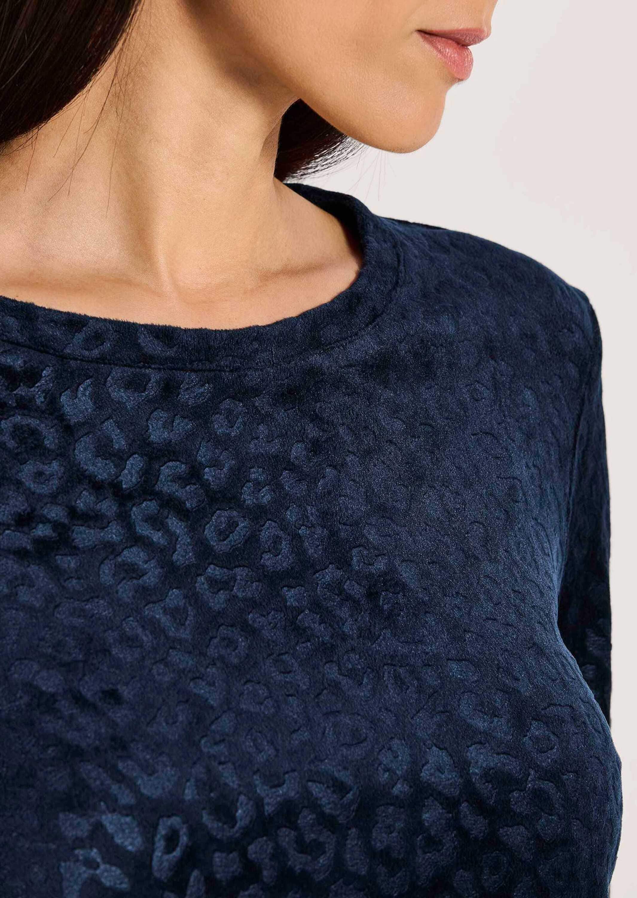 MADELEINE Langarmshirt »Sweatshirt Langarm Animal-Print Pullover«