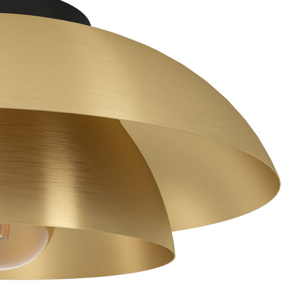 EGLO Hängeleuchte »CENCIARA Pendellampe, Stahl, E27, IP20, Hängelampe, Esstischlampe«, 1 flammig, Leuchtmittel E27 | ohne Leuchtmittel, Hängeleuchte, H110 x Ø40 cm, schwarz, 1X40W exkl.