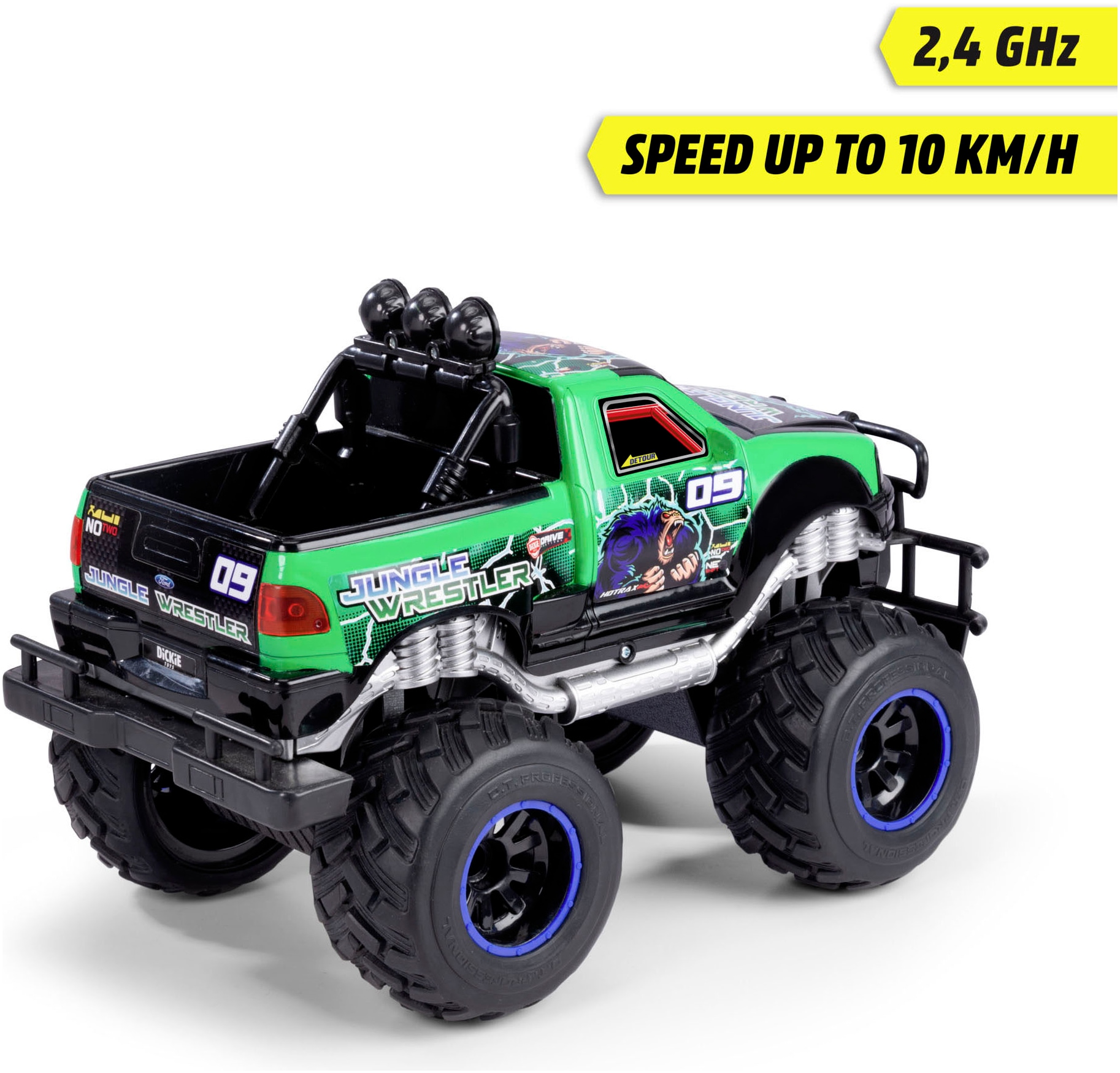 Dickie Toys RC-Monstertruck »RC  Jungle Wrestler Ford F150, RTR« mit Licht
