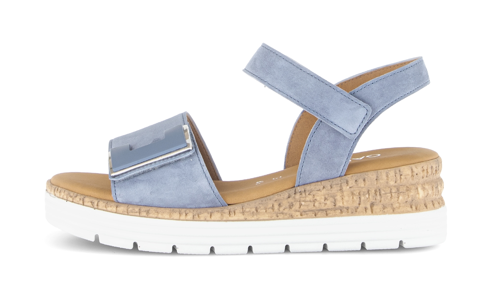 Gabor Keilsandalette »GENUA«  , Riemchensandale, Komfortschuh, Schmuckelement, G-Weite