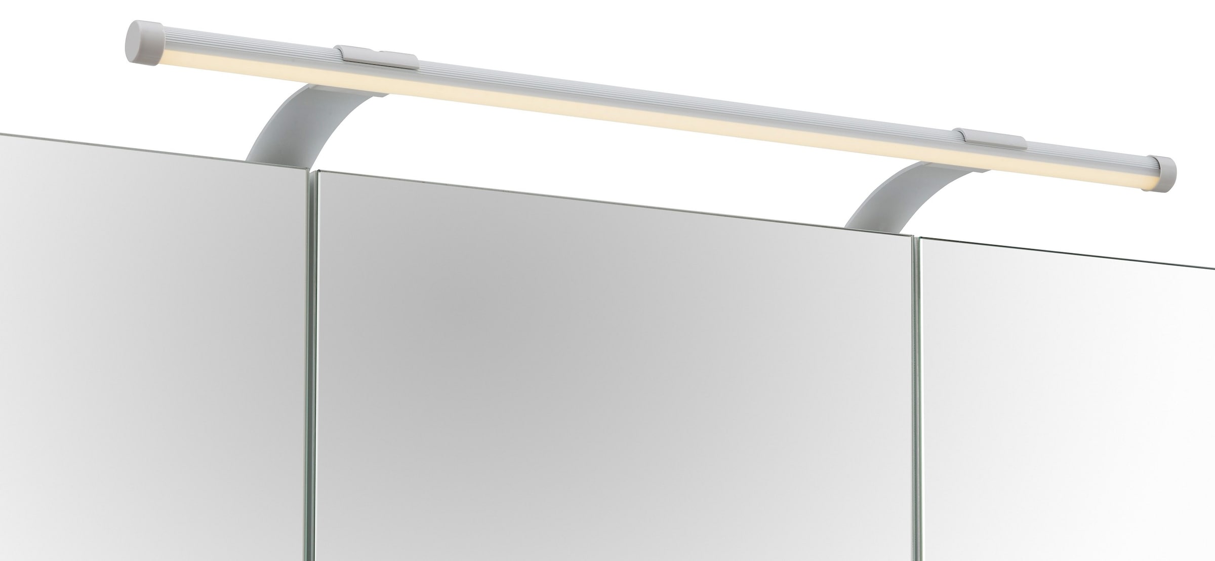 Schildmeyer Spiegelschrank »Dorina, mit höhenverstellbaren Glasböden made in Germany«, Breite 70 cm, 3-türig, LED-Beleuchtung, Schalter-/Steckdosenbox