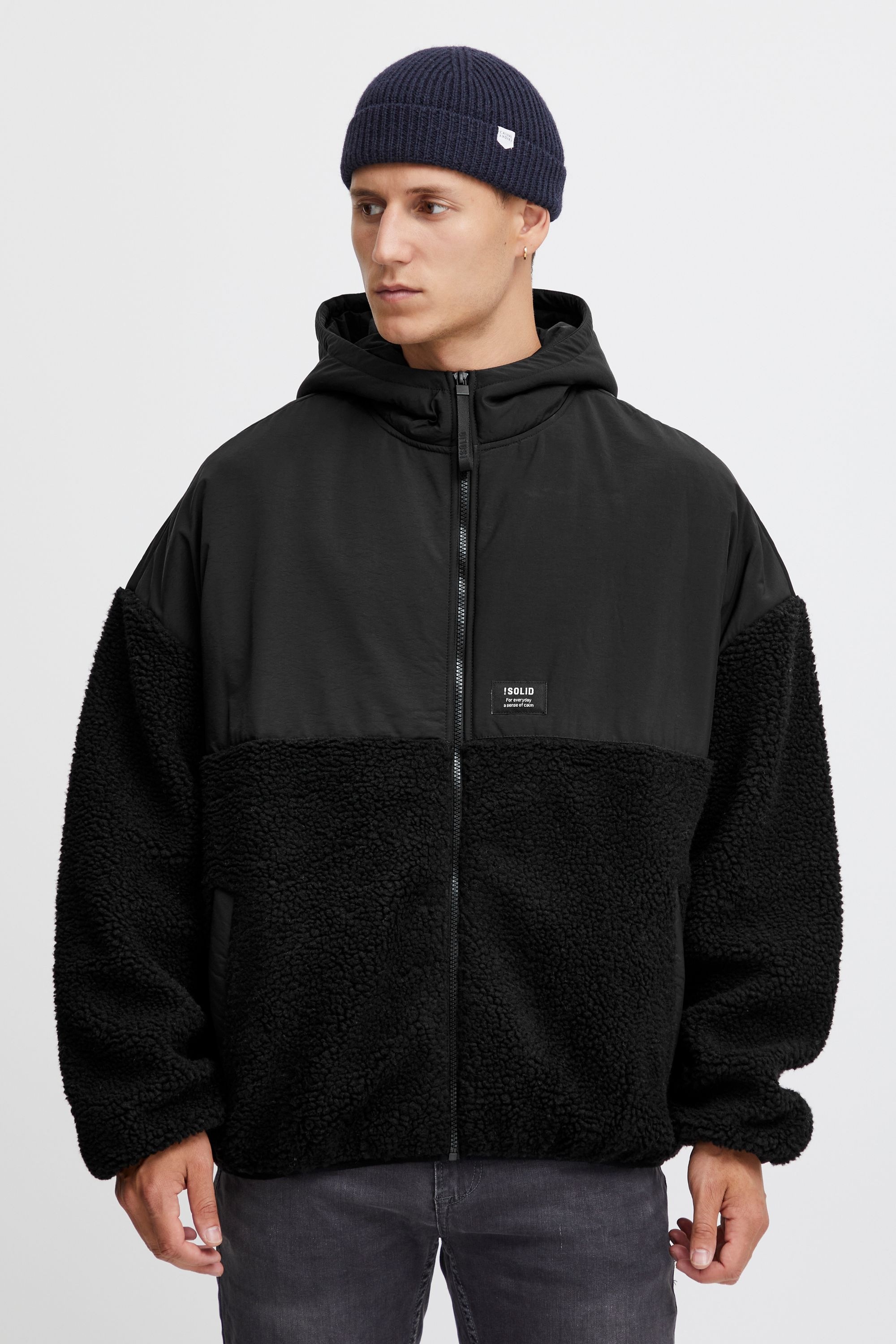 !Solid Fellimitatjacke »Fellimitatjacke SDMark«