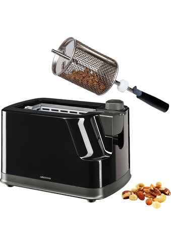Medion® Toaster »Nussröster MD10911«, 500 W, Nüsse selbst rösten, rotierender... kaufen