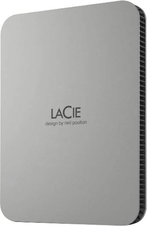 Lacie externe HDD-Festplatte »Mobile Drive (2022)« 5 TB Anschluss USB 3.2 Gen-1 USB-C in silberfarben, Größe 5 TB