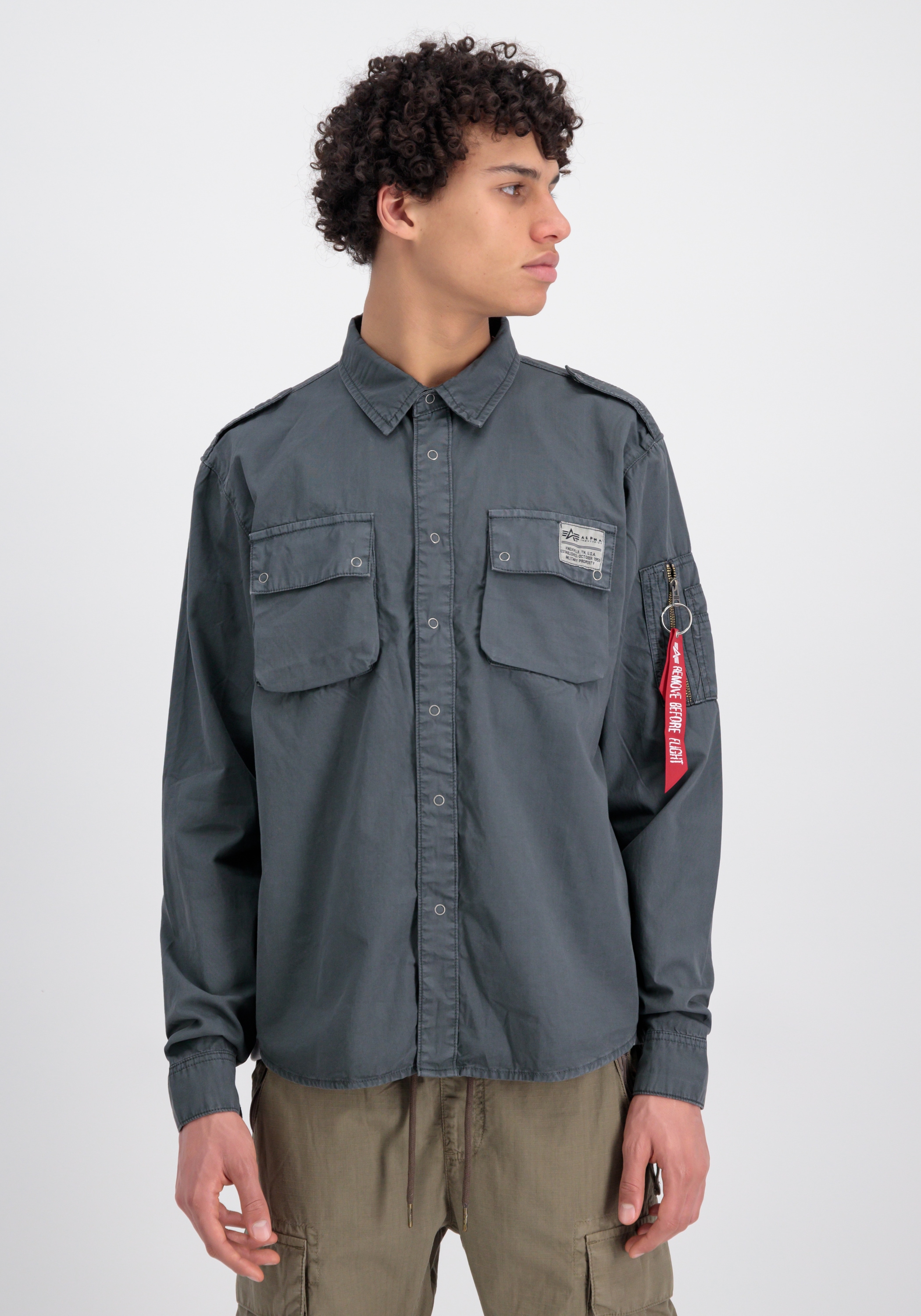 bei Alpha Industries Industries Shirt« OTTO Overshirts Military »Alpha online Men kaufen Urban - Hemdjacke