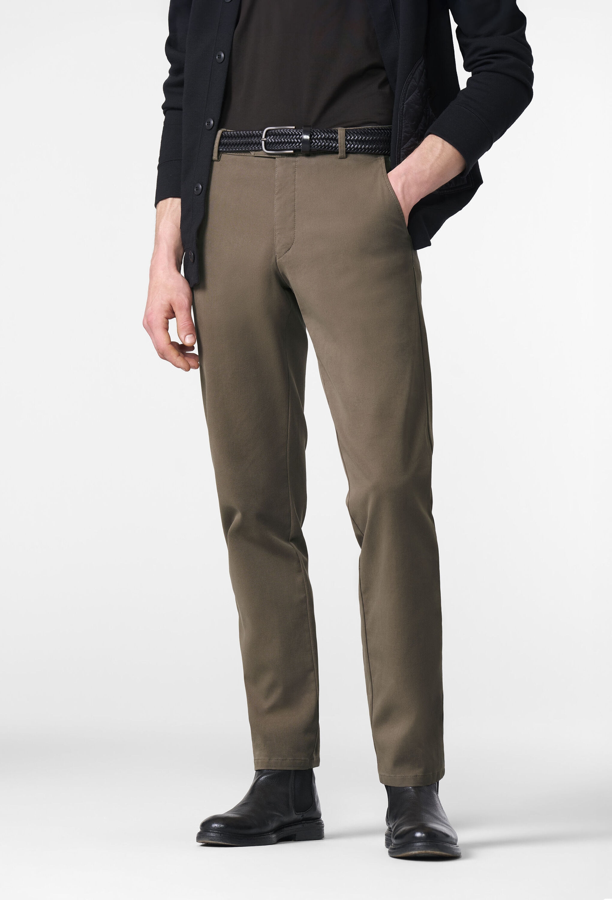 MEYER Chinohose »BONN«  aus Winter-Canvas