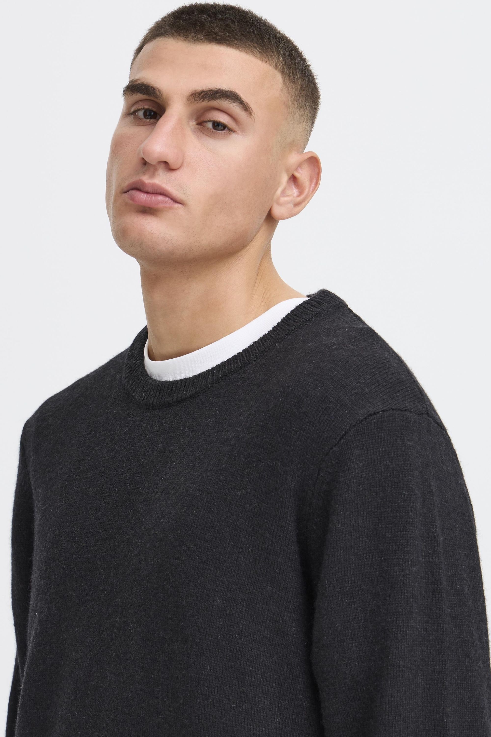 !Solid Strickfleece-Pullover »Strickpullover SDRICK«