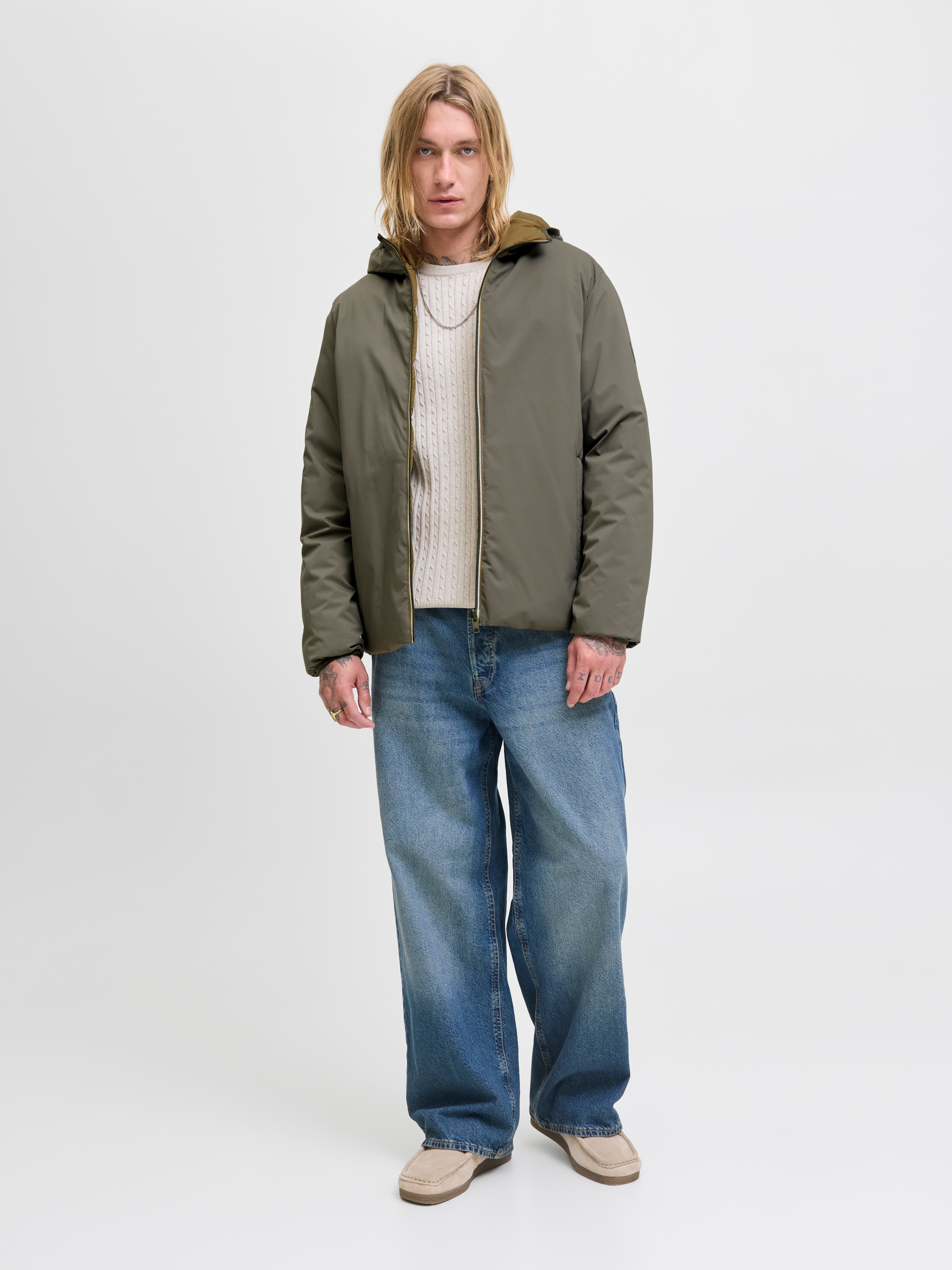 Jack & Jones Outdoorjacke »JJEBROOK REVERSIBLE JACKET SN«, mit Kapuze