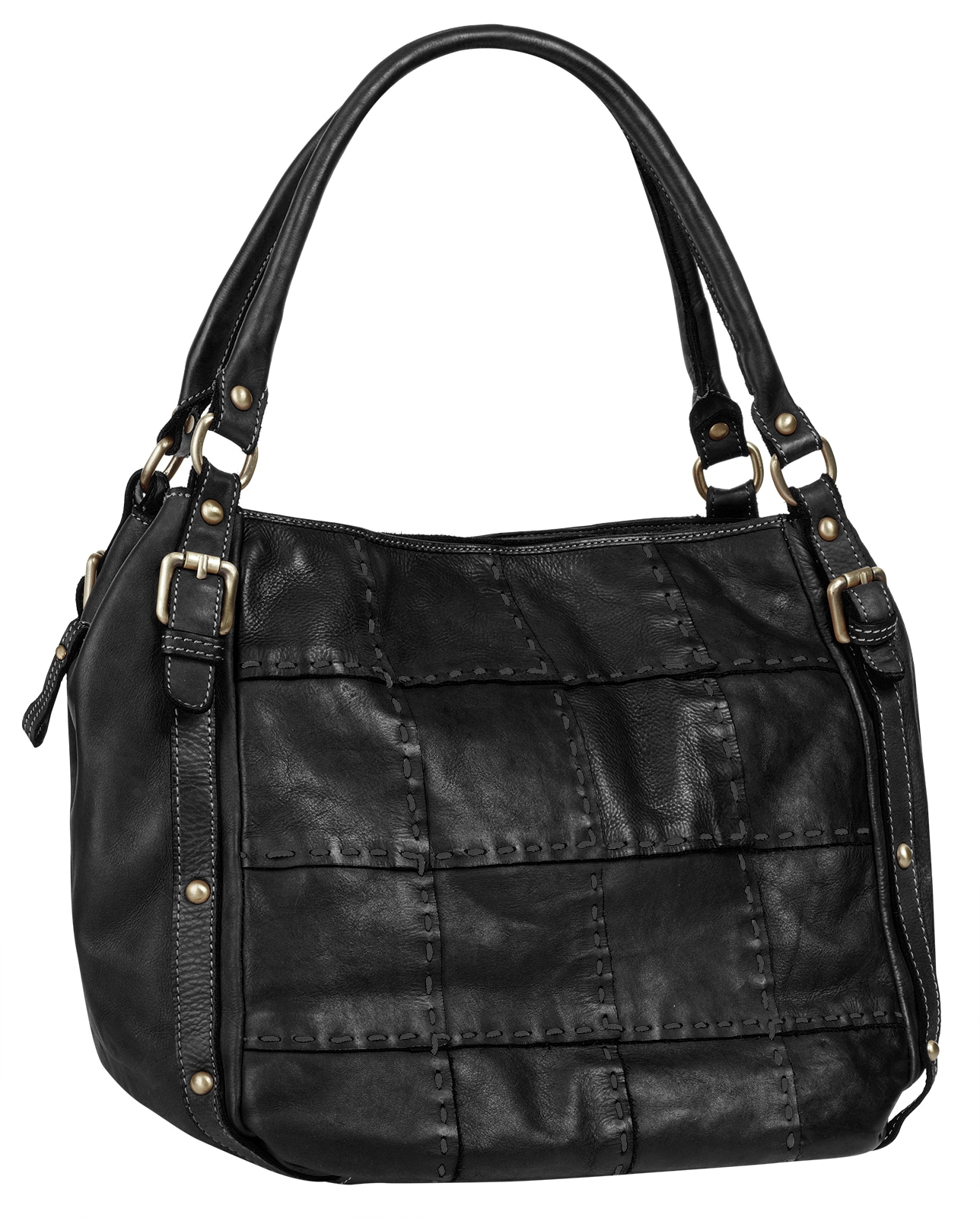 Samantha Look Shopper, echt Leder, Made in Italy