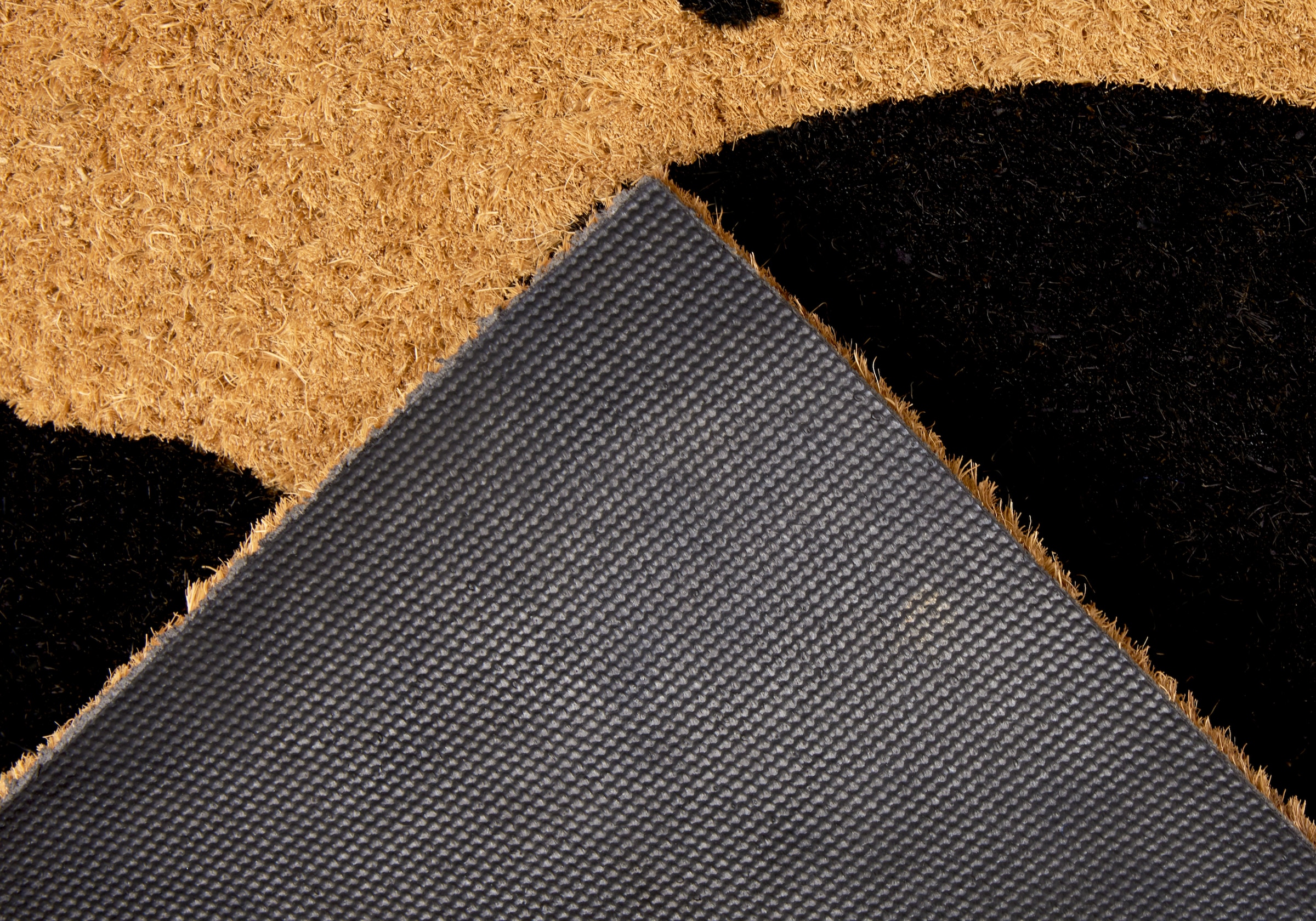HANSE Home Fußmatte »Cat, Türmatte«, rechteckig, 15 mm Höhe, Kokos, Schmutzfangmatte, Outdoor, Rutschfest, Innen, Kokosmatte, Flur