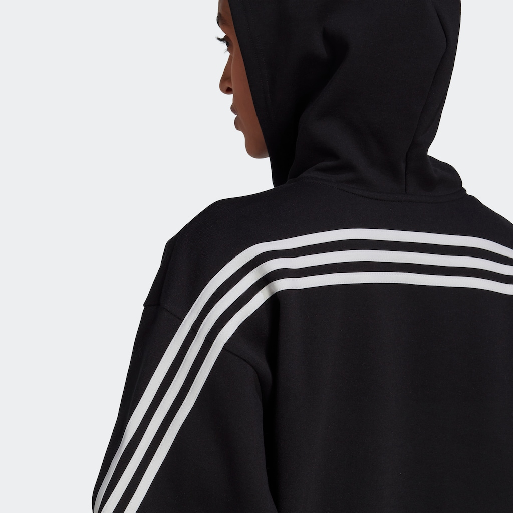 adidas Sportswear Kapuzensweatshirt »FUTURE ICONS 3-STREIFEN LONG HOODIE«