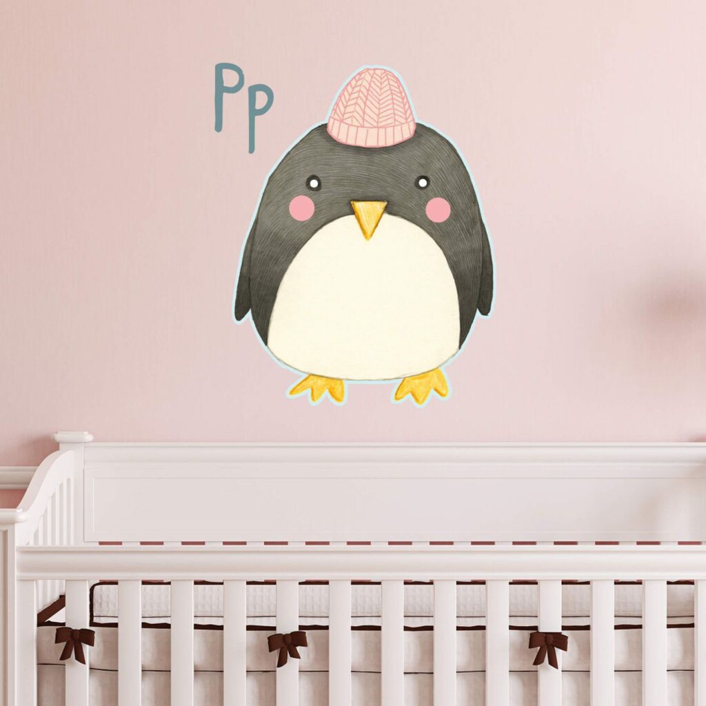 Wall-Art Wandtattoo »Pinguin Penguin Buchstabe P«, (1 St.)