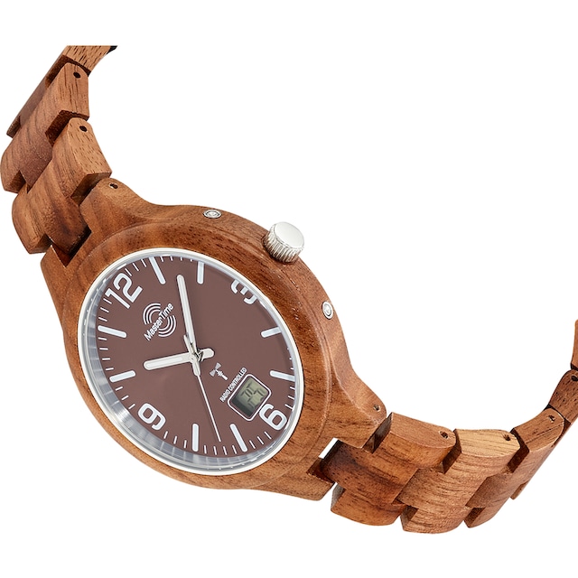 MASTER TIME Funkuhr »Specialist Wood, MTGW-10749-81W« online shoppen bei  OTTO