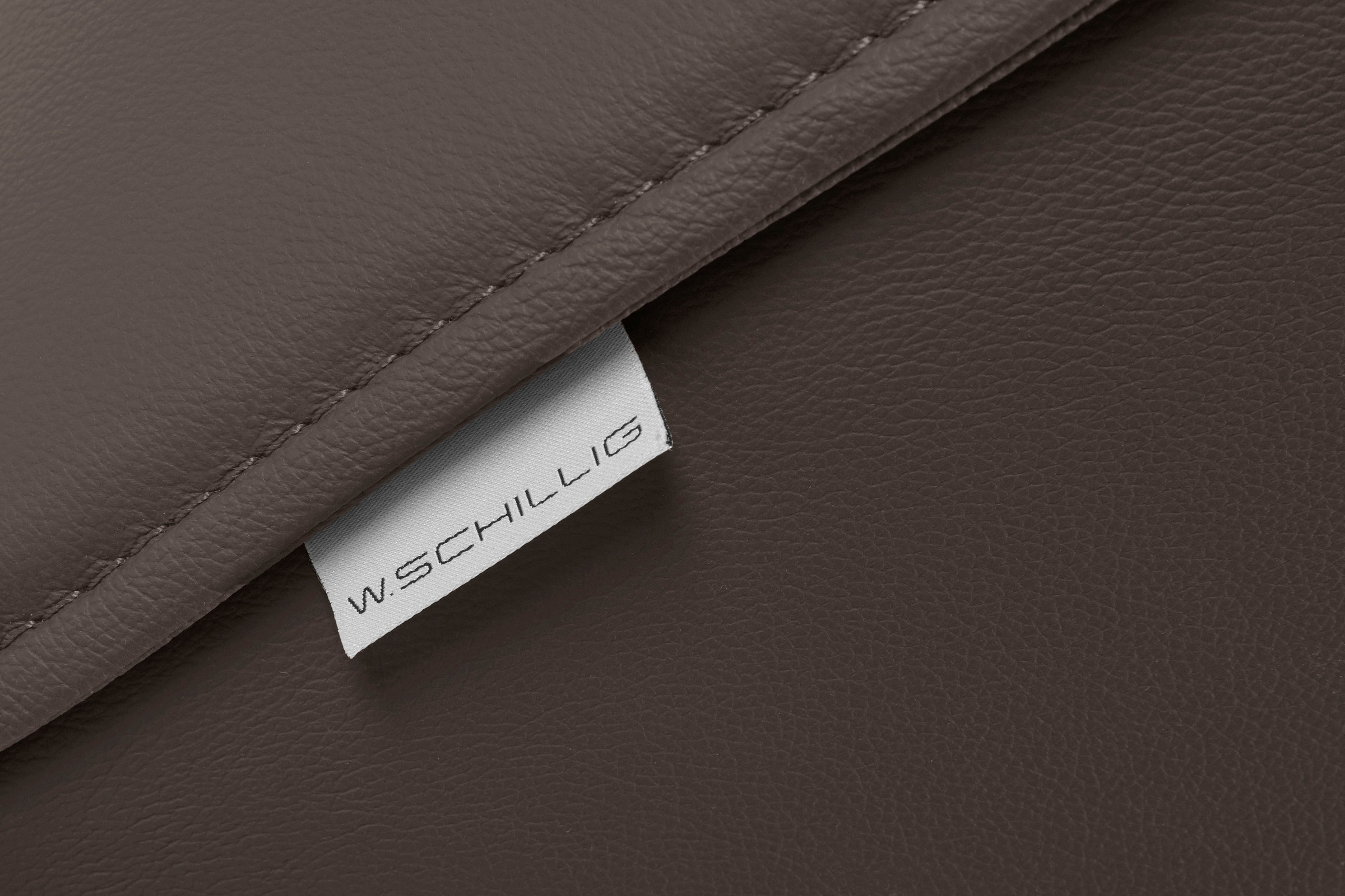W.SCHILLIG 3-Sitzer »sally«, mit Metall-Winkelfüßen in Silber matt, Breite 224 cm