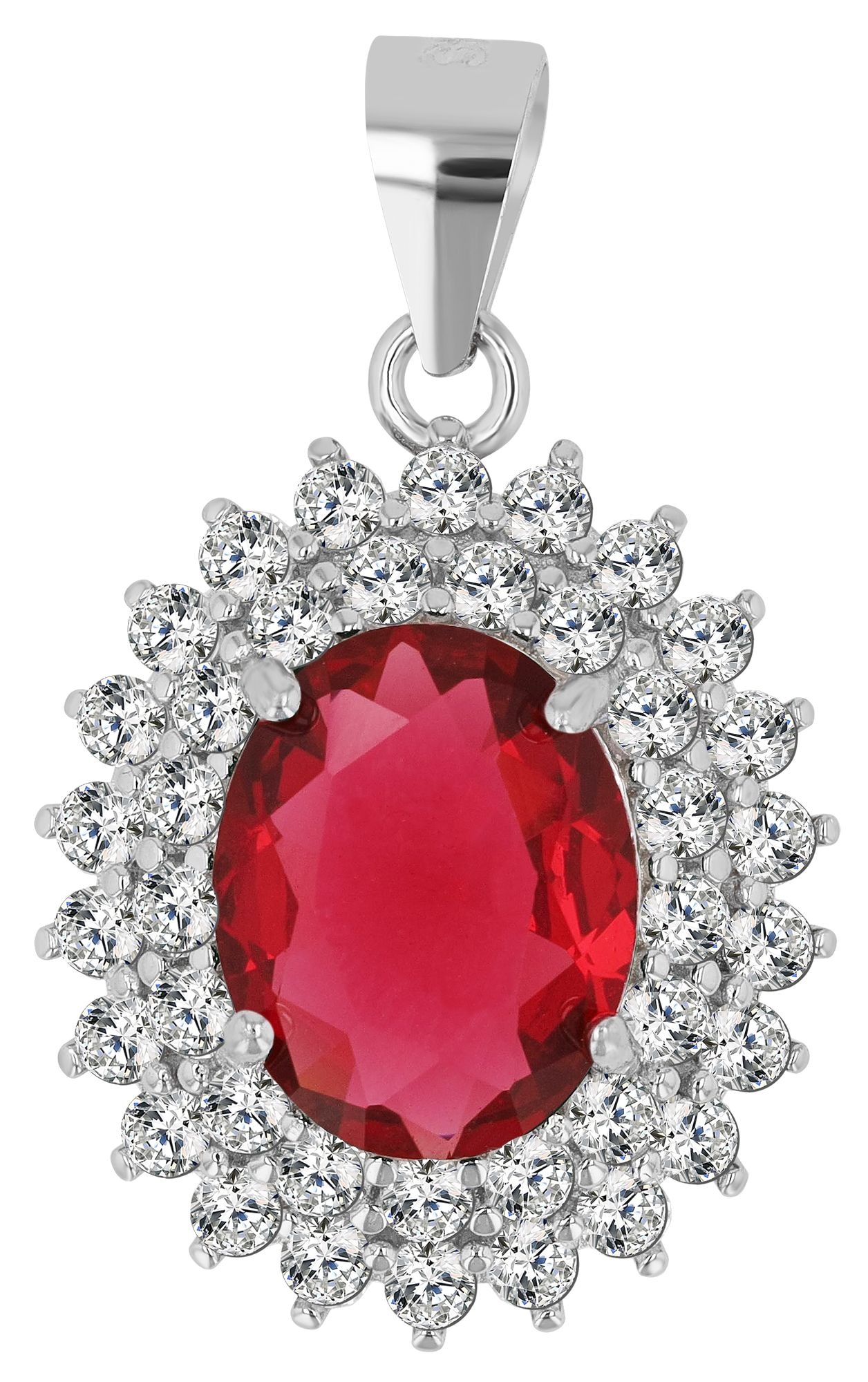 Adelia´s Kettenanhänger »Damen Anhänger aus 925 Silber mit Zirkonia«