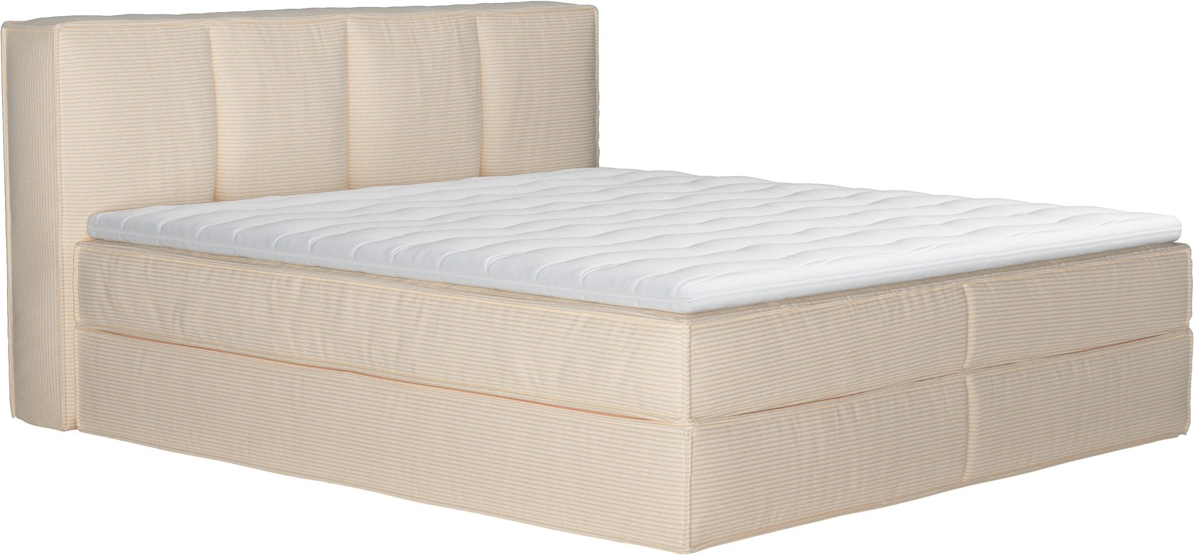 LeGer Home by Lena Gercke Boxspringbett »Addyson«, (Härtegrade H2, H3 und H4 wählbar), Boxspringbett inkl. Topper, 2 Matratzen
