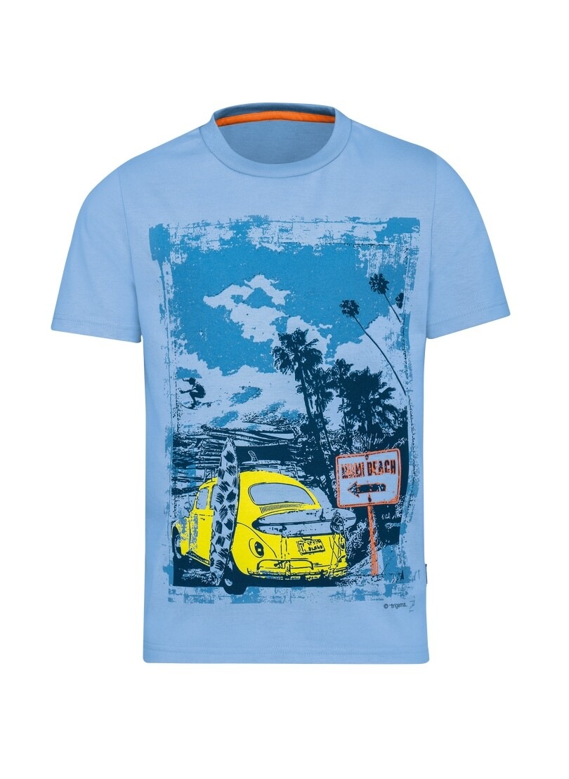 Trigema T-Shirt »TRIGEMA T-Shirt mit sommerlichem Druckmotiv« kaufen bei  OTTO