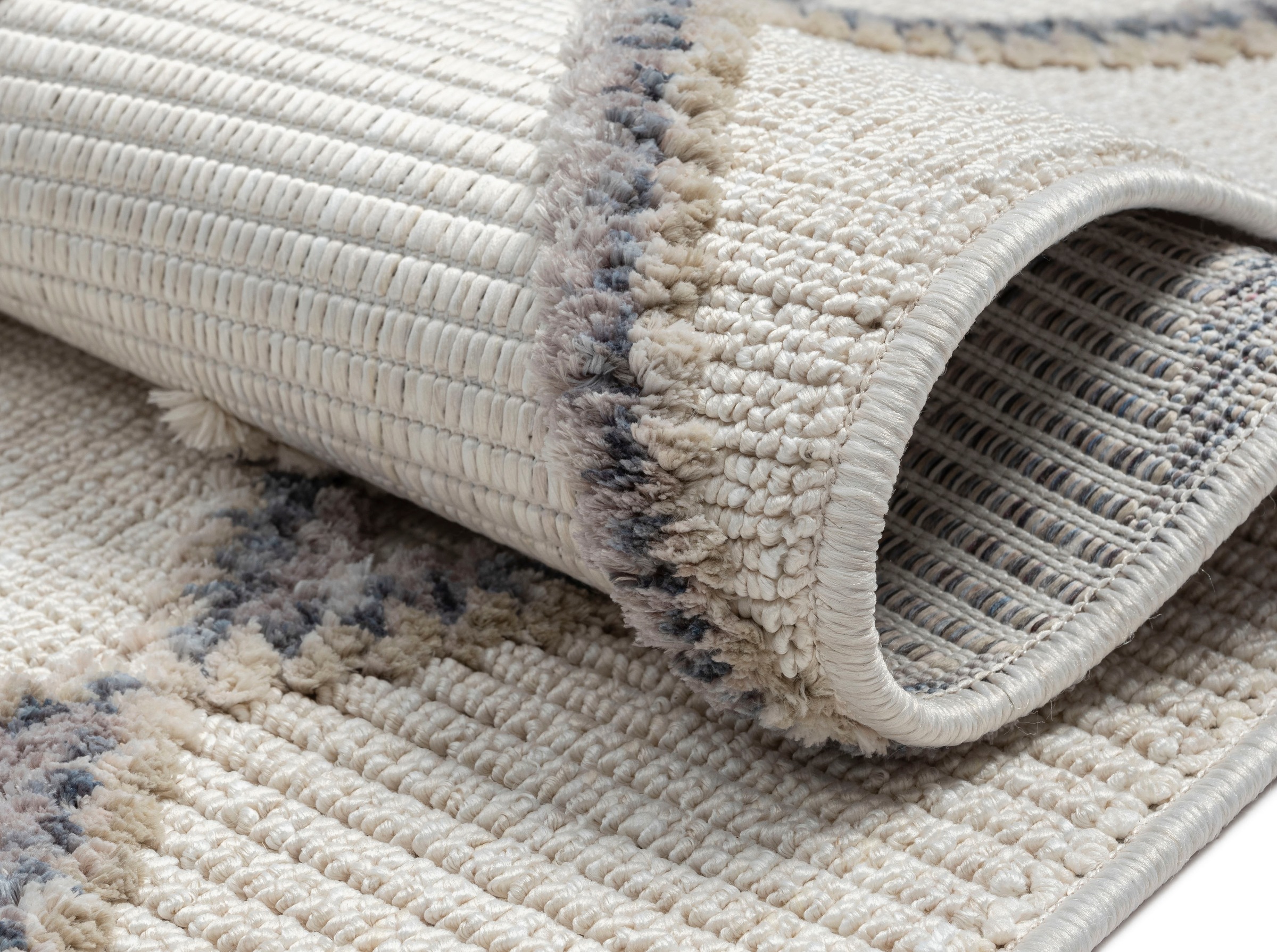 Myflair Möbel & Accessoires Teppich »Luana 2, LAGERRÄUMUNG!«, rechteckig, 10 mm Höhe, Kurzflor, Sisal Optik, mit Fransen, besonders weich durch Microfaser