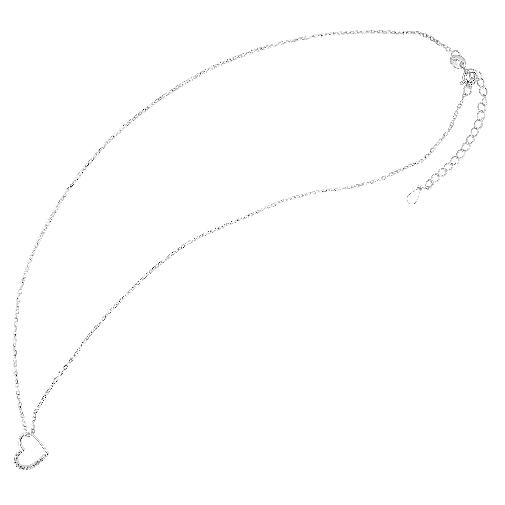 Adelia´s Kette ohne Anhänger »Damen Halskette mit Anhänger ¿ Herz aus 925 Silber«