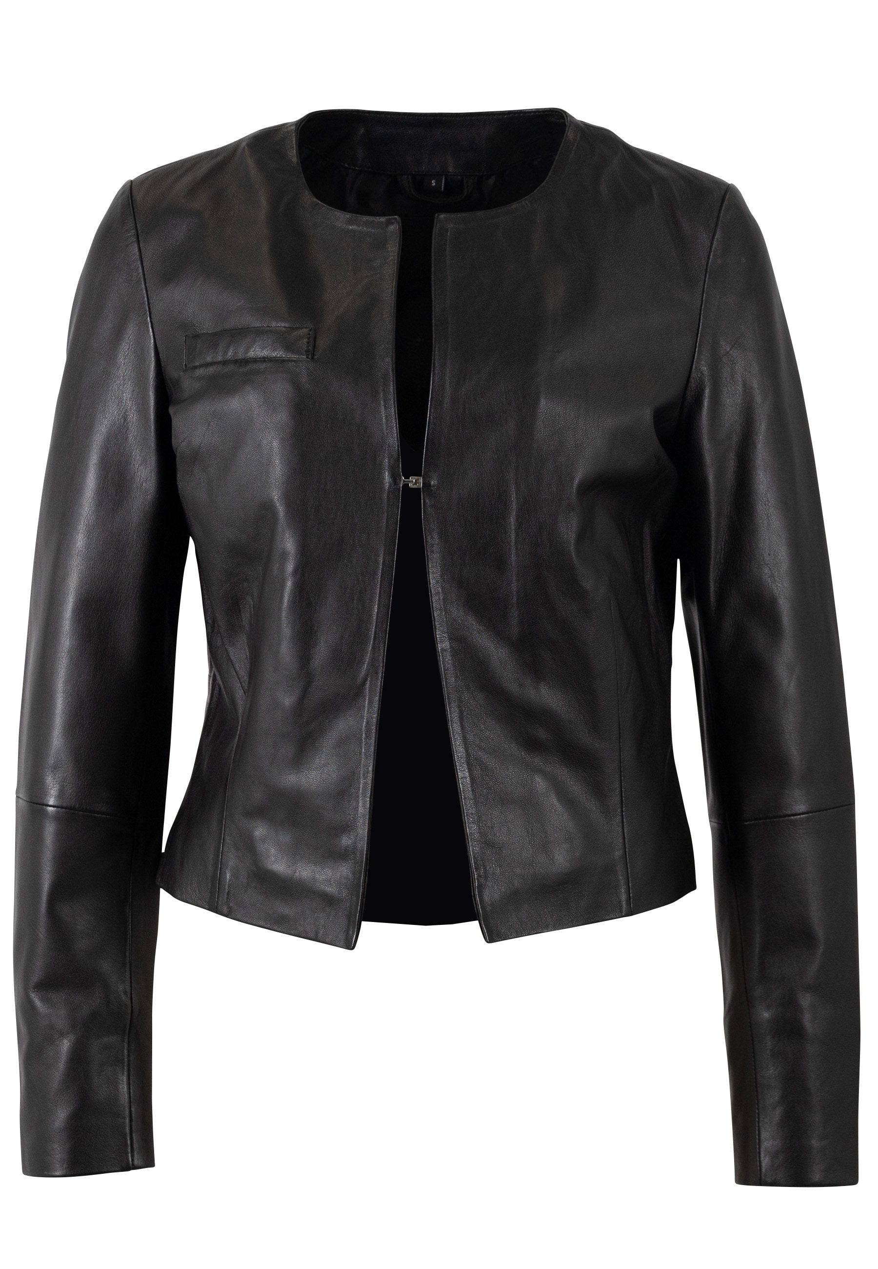 Mauritius Lederjacke »MWLelia«, kragenlos