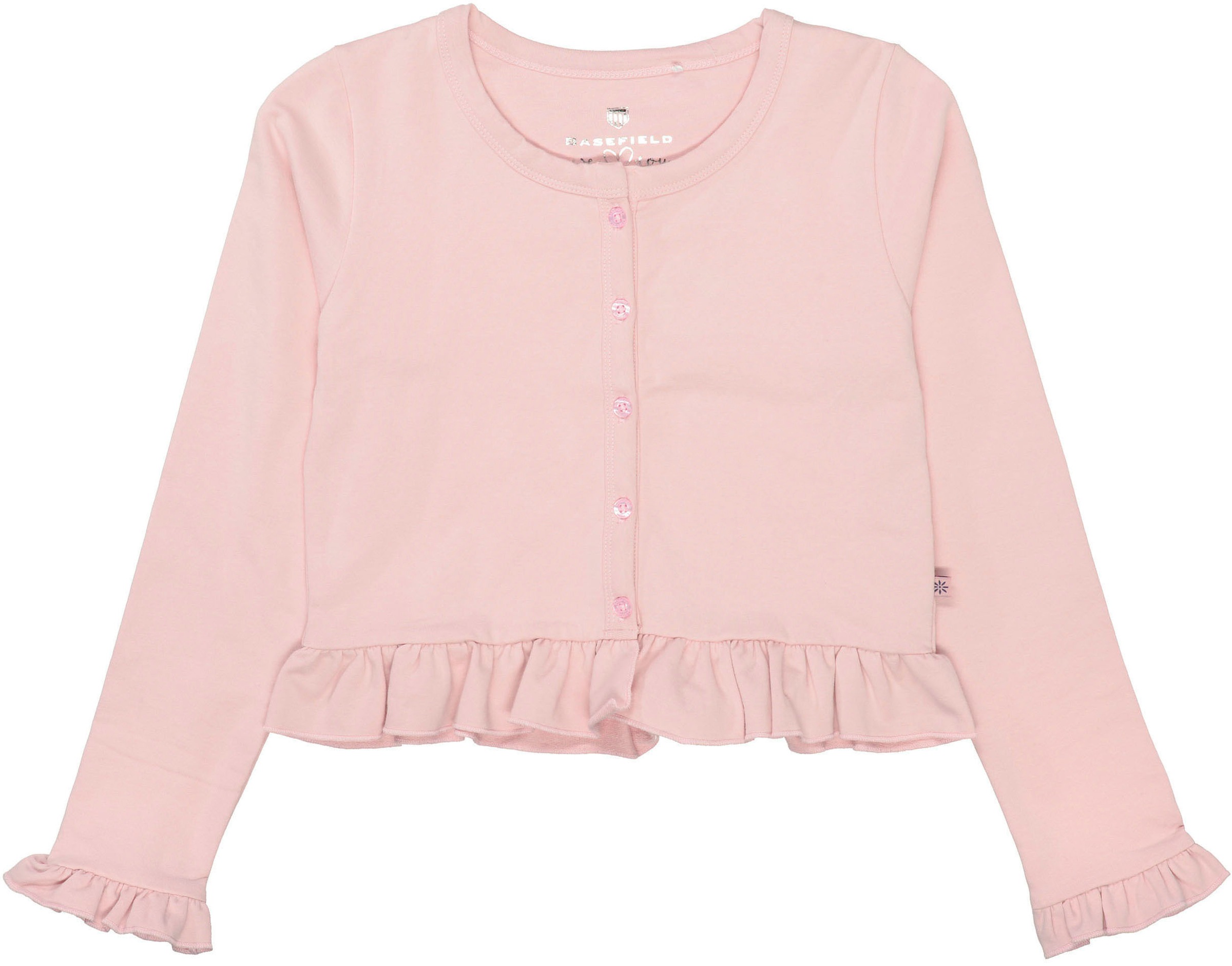 BASEFIELD Sweatjacke, mit Rüschendetails