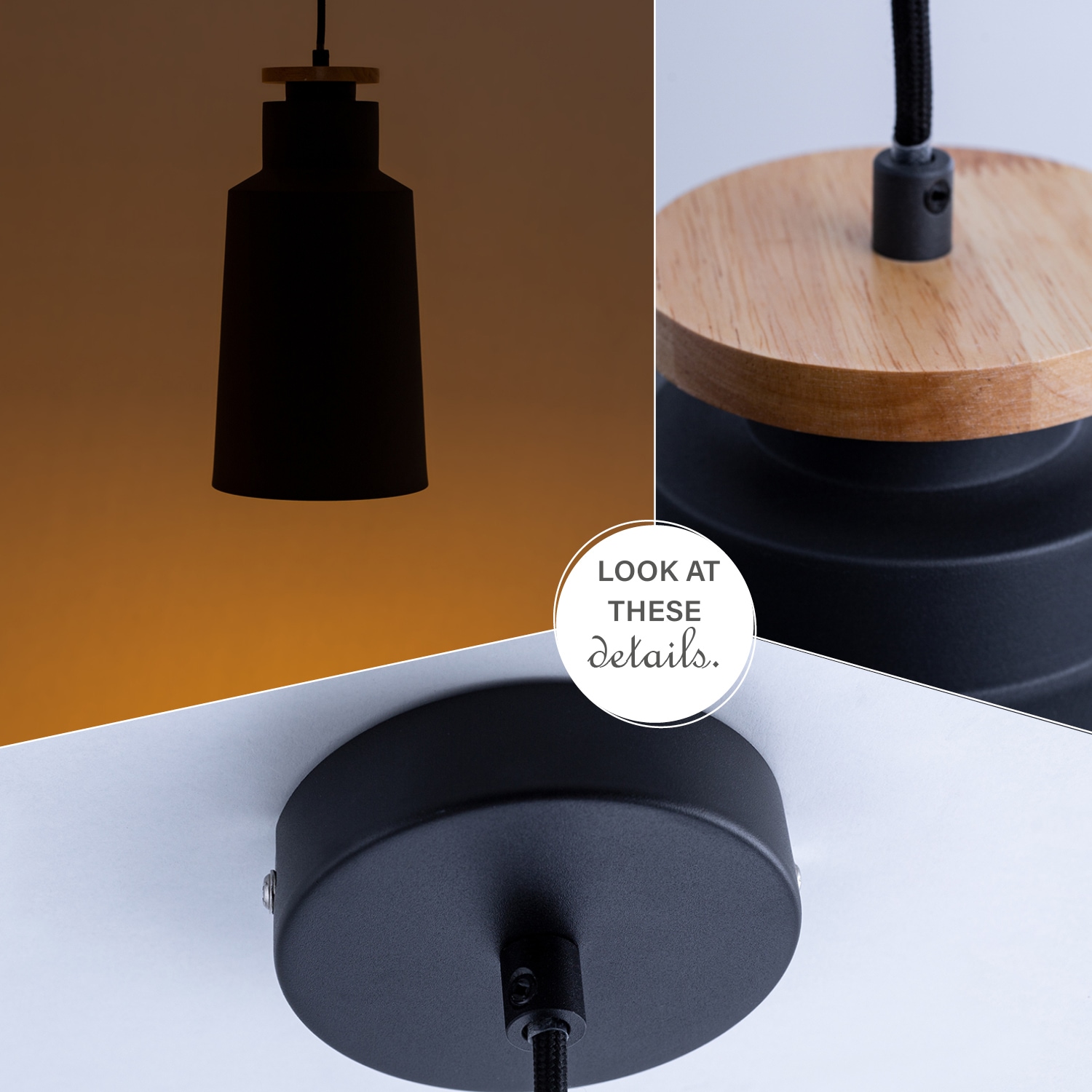 Paco Home Pendelleuchte »JACK I« E27 Hängelampe Esszimmer Küchenlampe Esstischlampe Skandinavisch E27