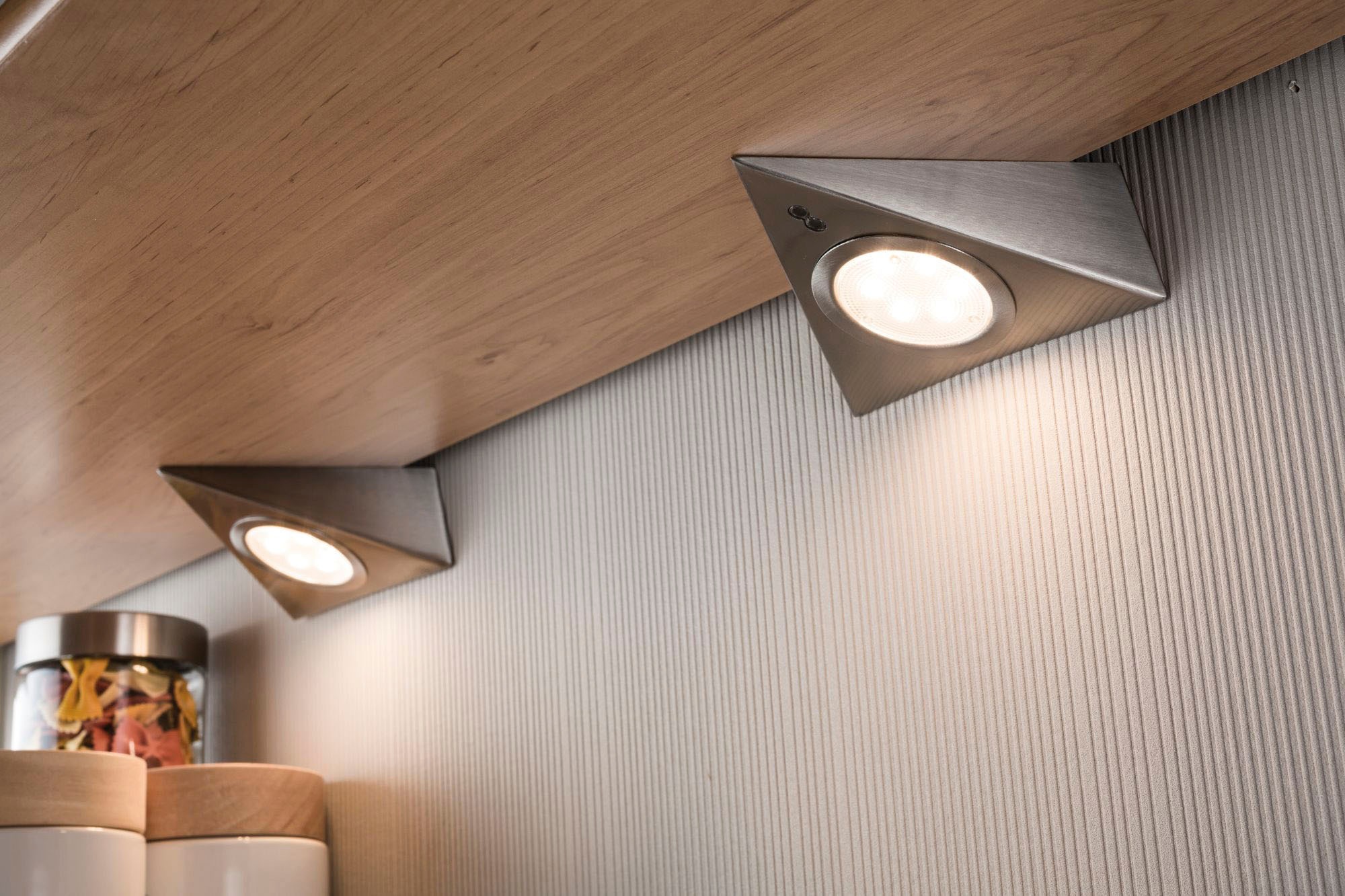 Paulmann Unterschrankleuchte »Möbel Aufbauleuchte LED mit Näherungssensor inkl. LED-Modul 3x2,8W«, 3 flammig, 3er-Set inkl. LED-Modul 3x2,8W