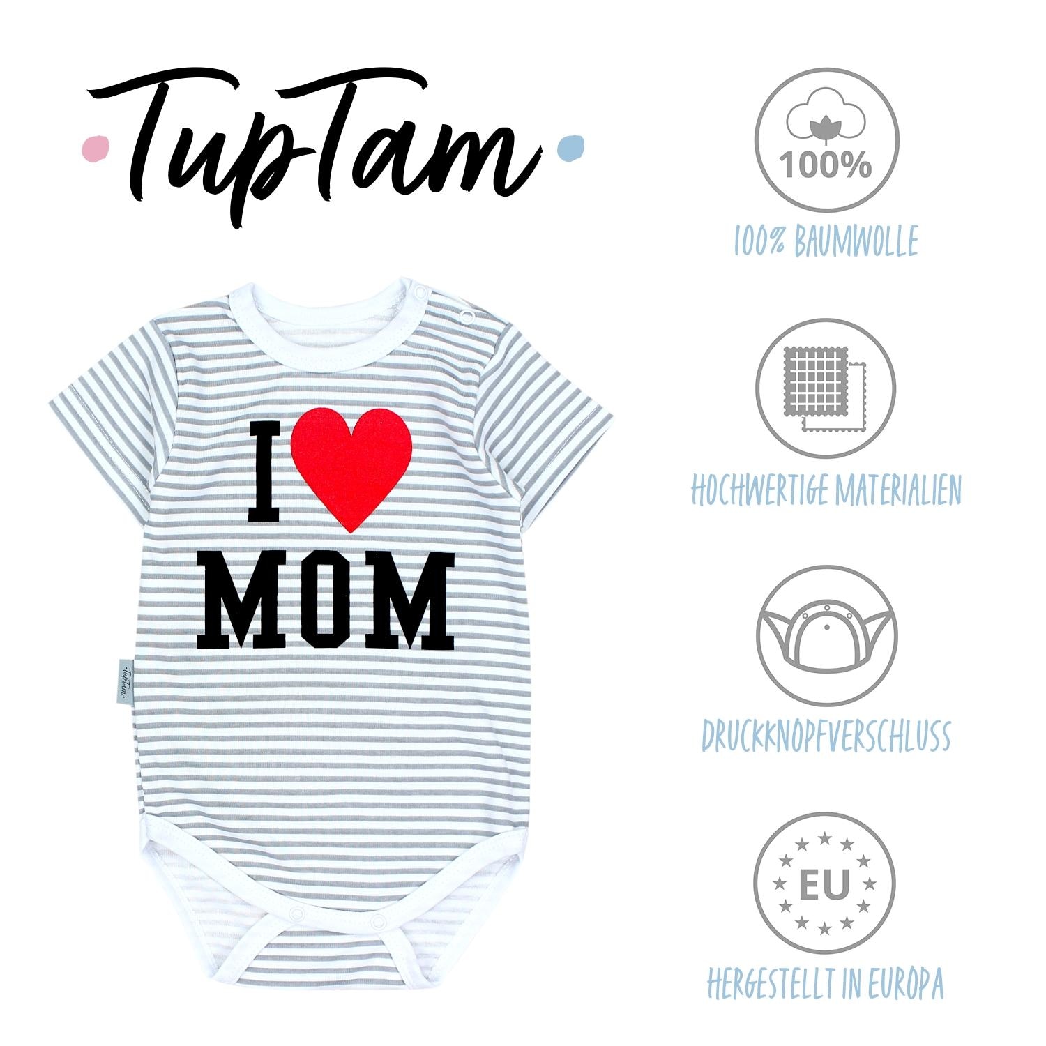 TupTam Kurzarmbody »Body Baby Kurzarm Body mit Aufdruck Spruch 5er Pack«