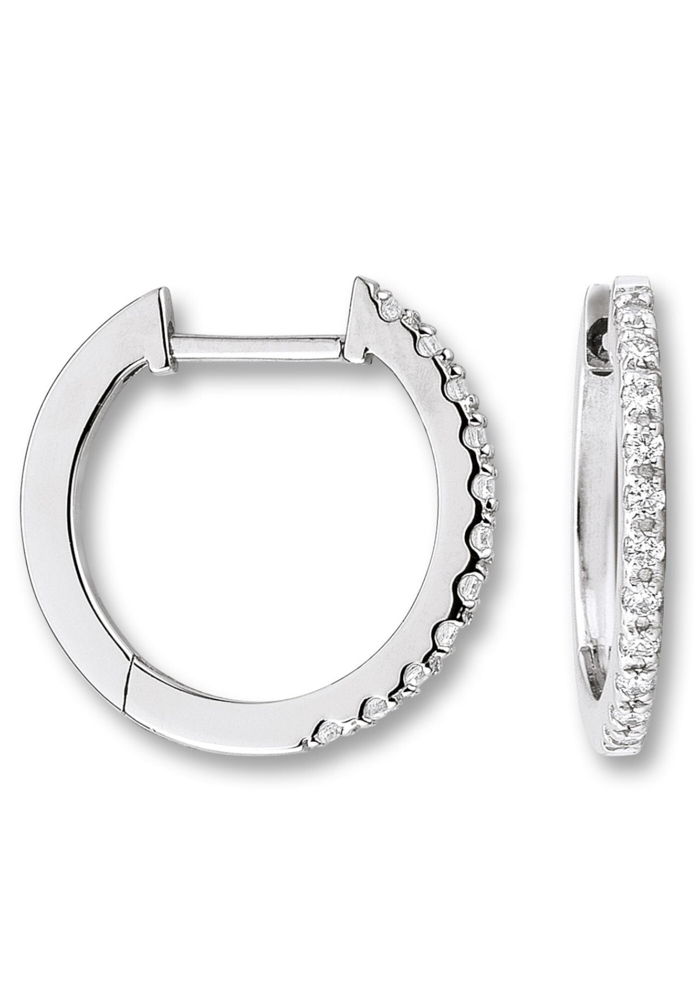 ONE ELEMENT Paar Creolen »Zirkonia Ohrringe   Creolen aus 925 Silber«