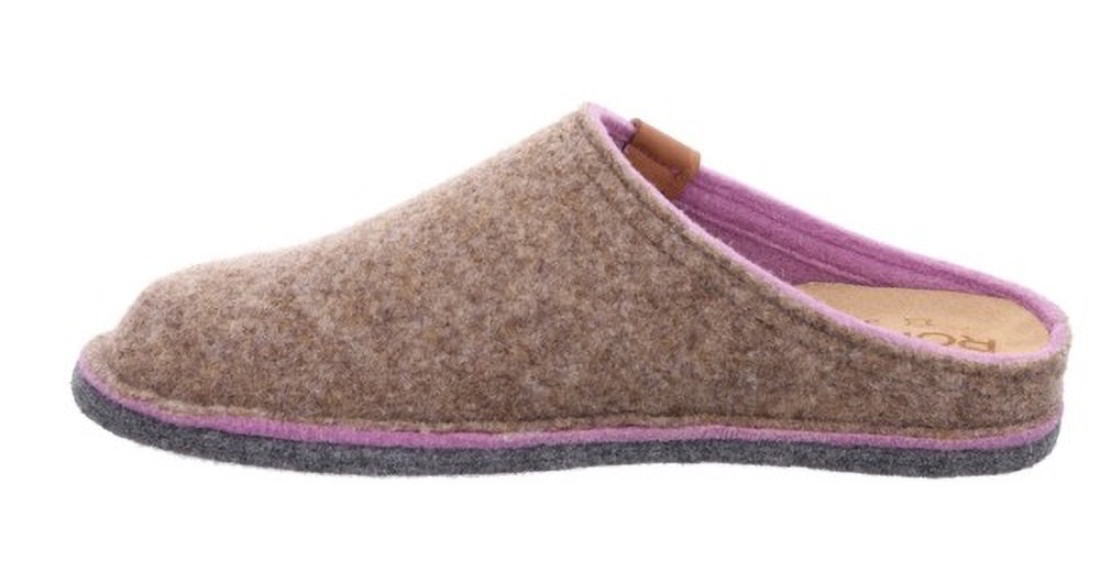 Rohde Pantoffel »Lucca-D«  Clog, Hausschuh, Homeslipper in melierter Optik