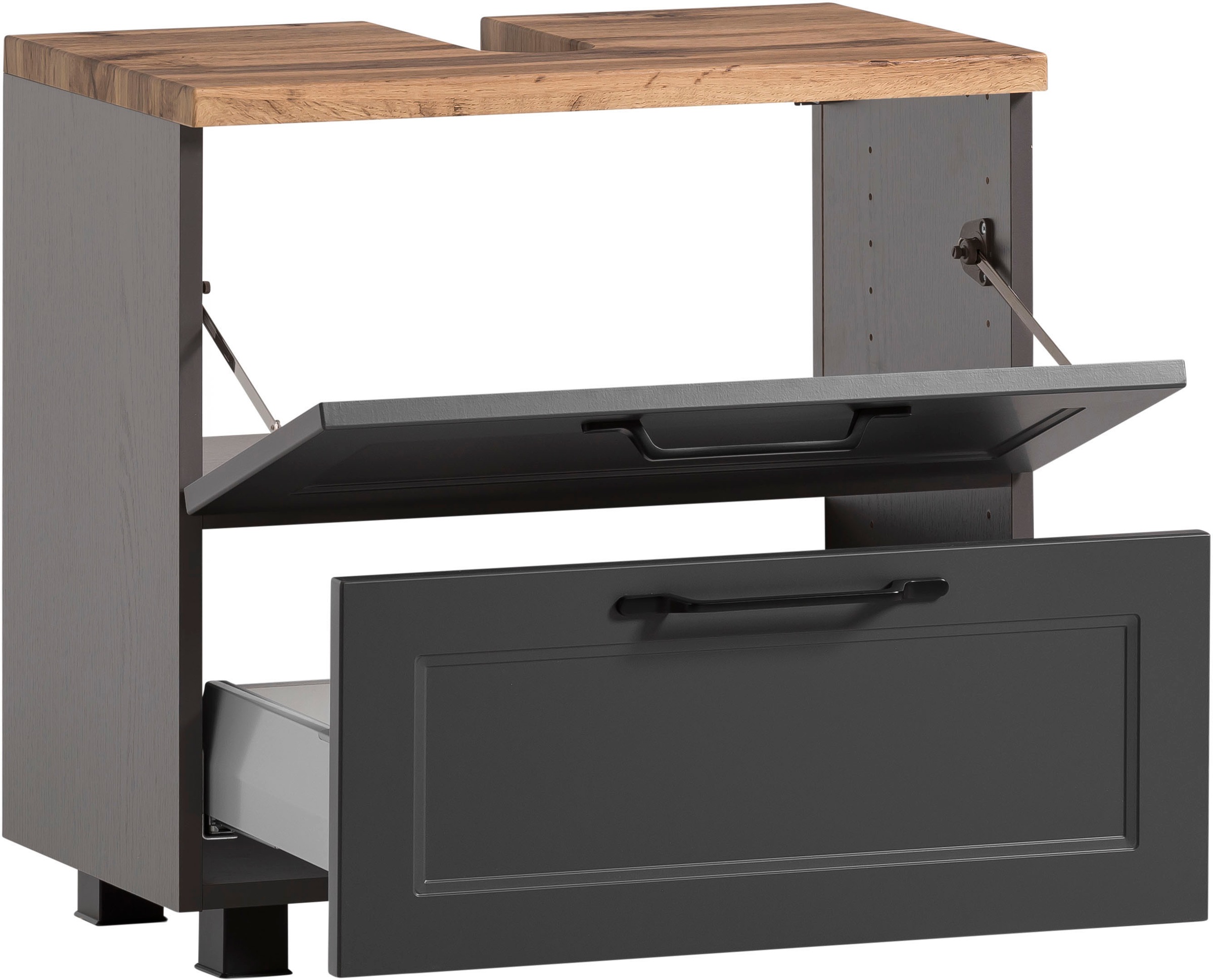 welltime Badmöbel-Set »Lana«, (Komplett-Set, 2 St.), Badezimmer-Set, 2-teilig, 60 cm breit