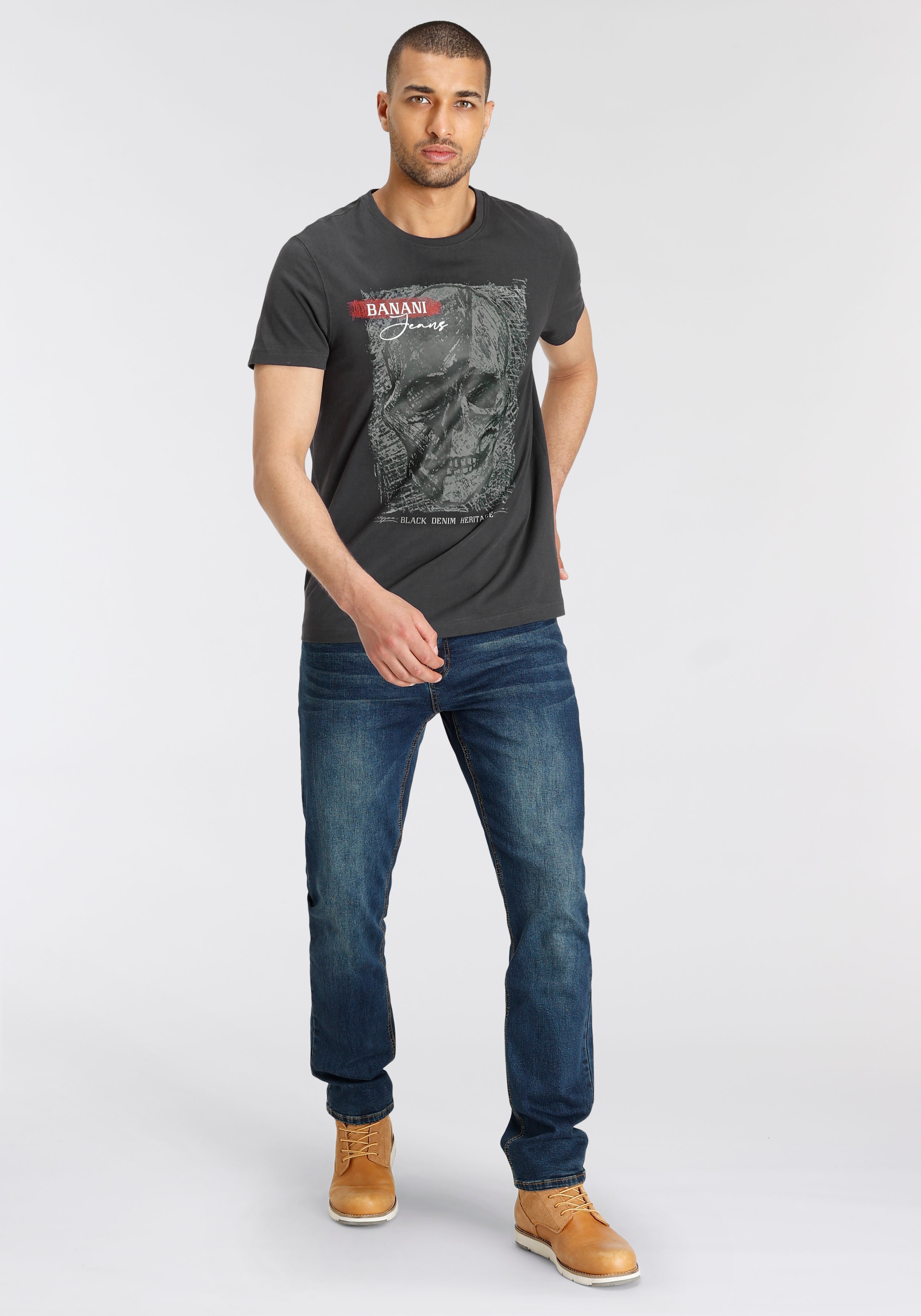 Bruno Banani T-Shirt, mit großem Frontprint bei OTTO | T-Shirts