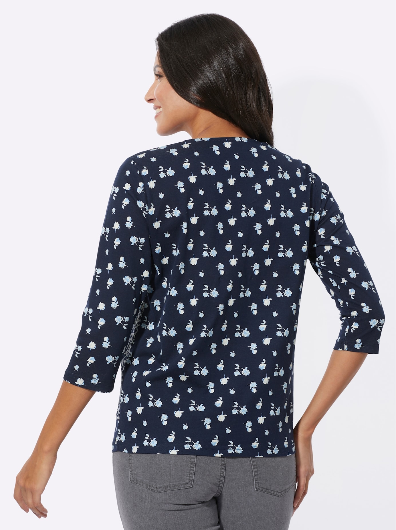 Classic Basics Rundhalsshirt »3/4-Arm-Shirt«, (1 tlg.)