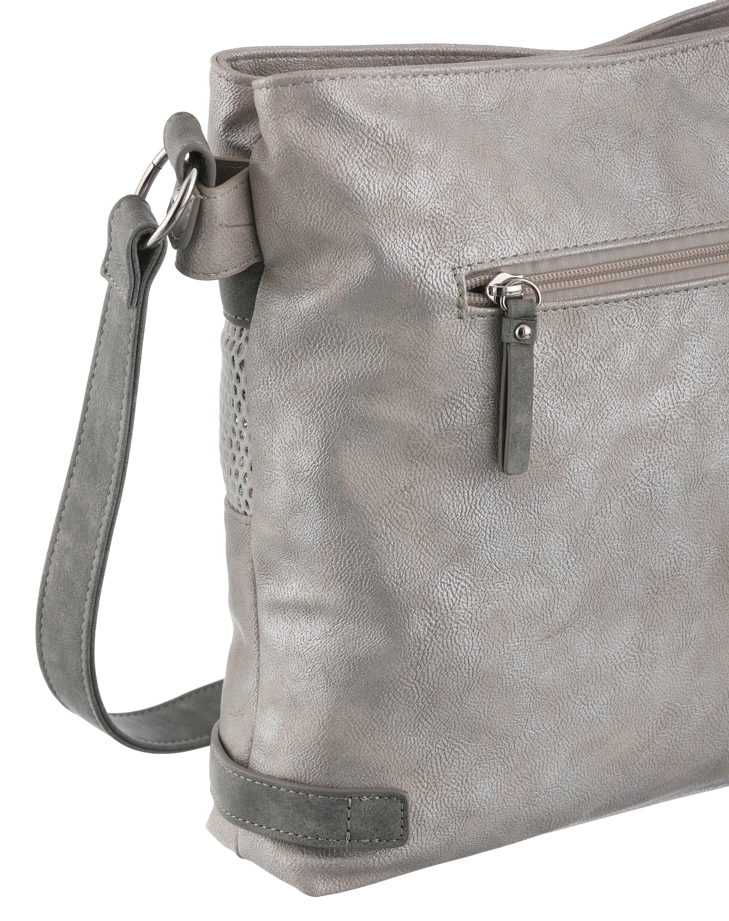 Rieker Umhängetasche, Schultertasche, Damen-Tasche mit praktischem Reißverschluss-Rückfach