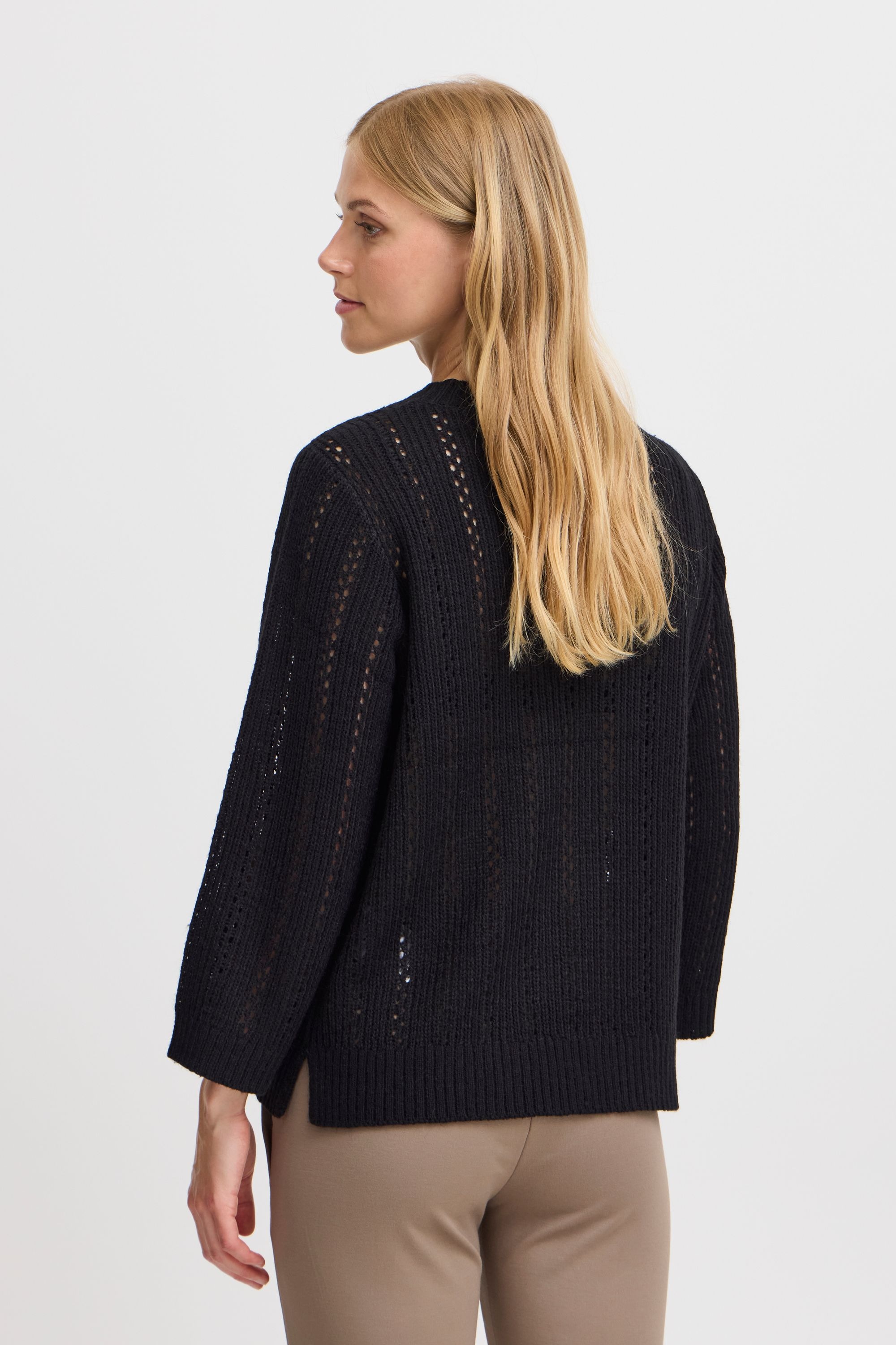 fransa Strickfleece-Pullover »Strickpullover FRERETTA PU 7«