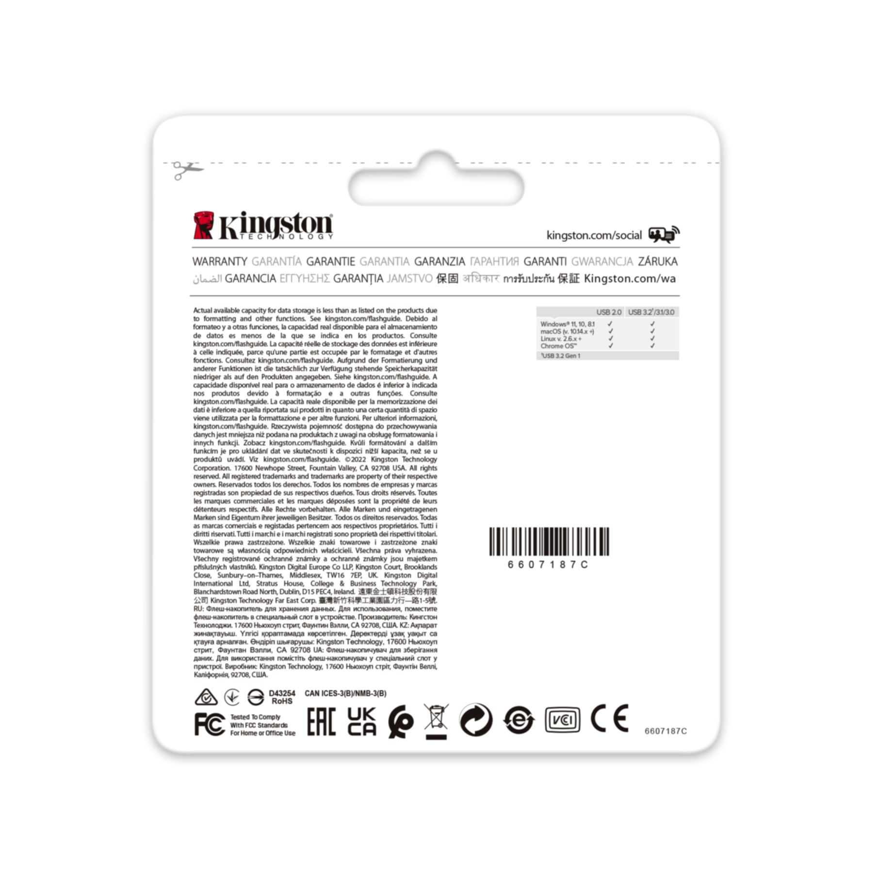 Kingston USB-Stick »256GB Portable USB 3.2 Gen 1 DataTraveler Exodia Onyx«