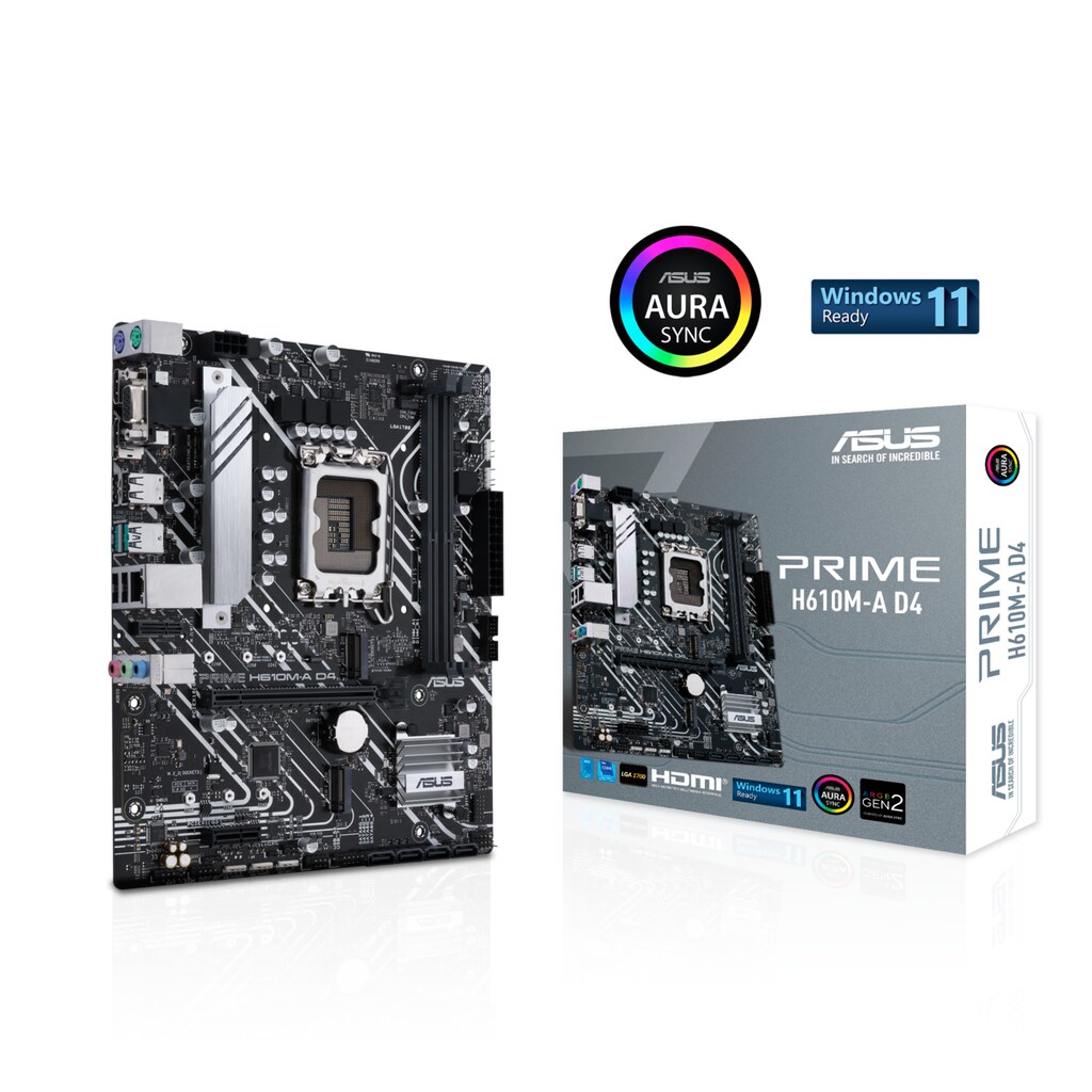 Asus Mainboard »PRIME H610M-A D4«