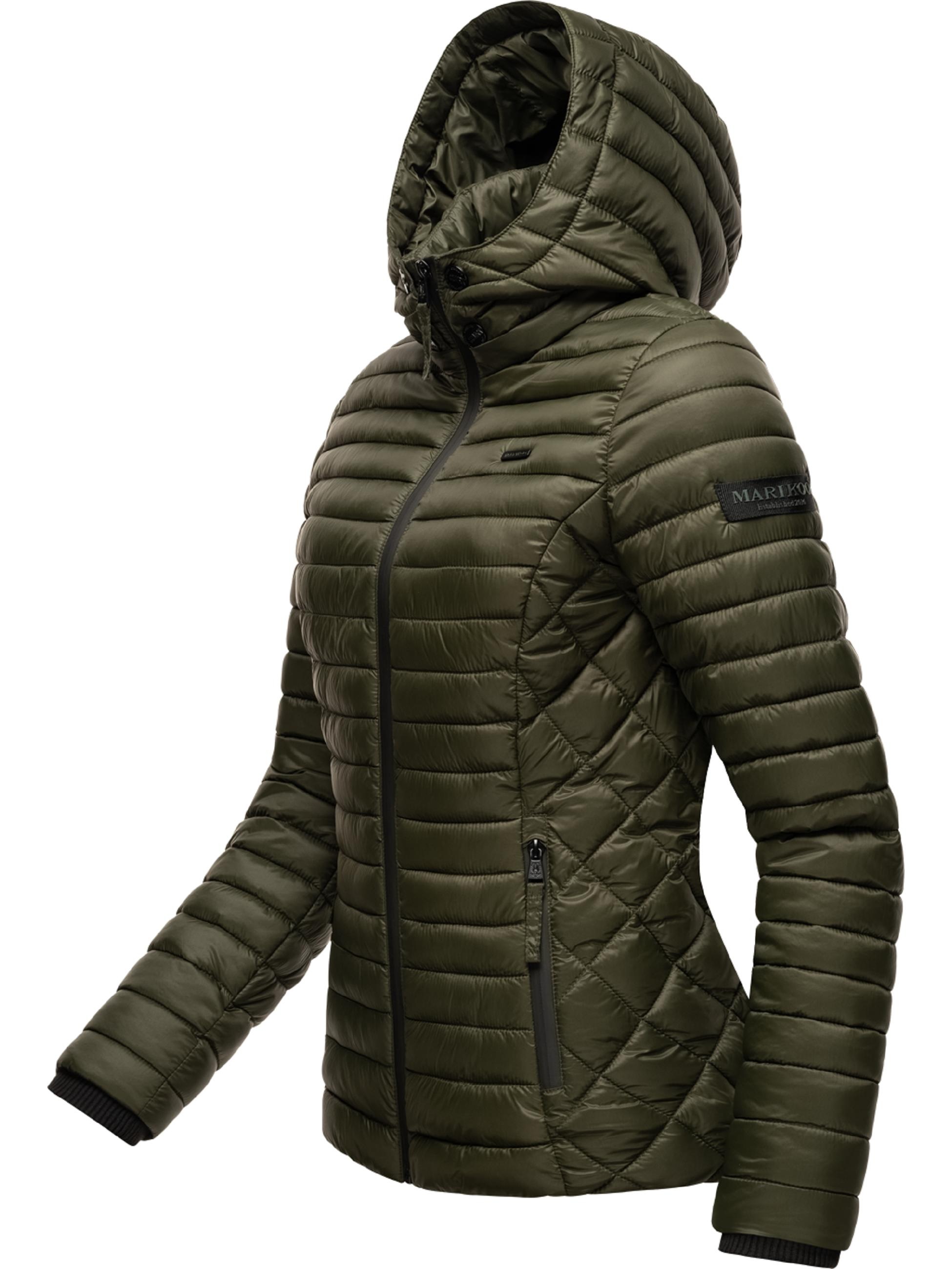 Marikoo Steppjacke »Steppjacke Samtpfote«, mit Kapuze