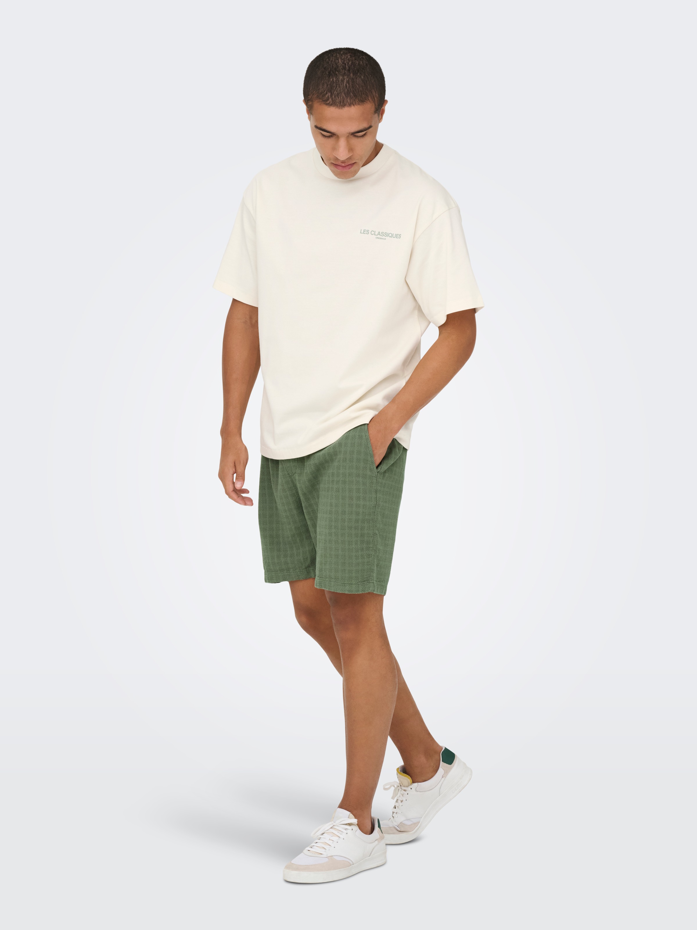 ONLY & SONS Shorts »ONSTEL LINEN LATHAM 0257 SHORTS«