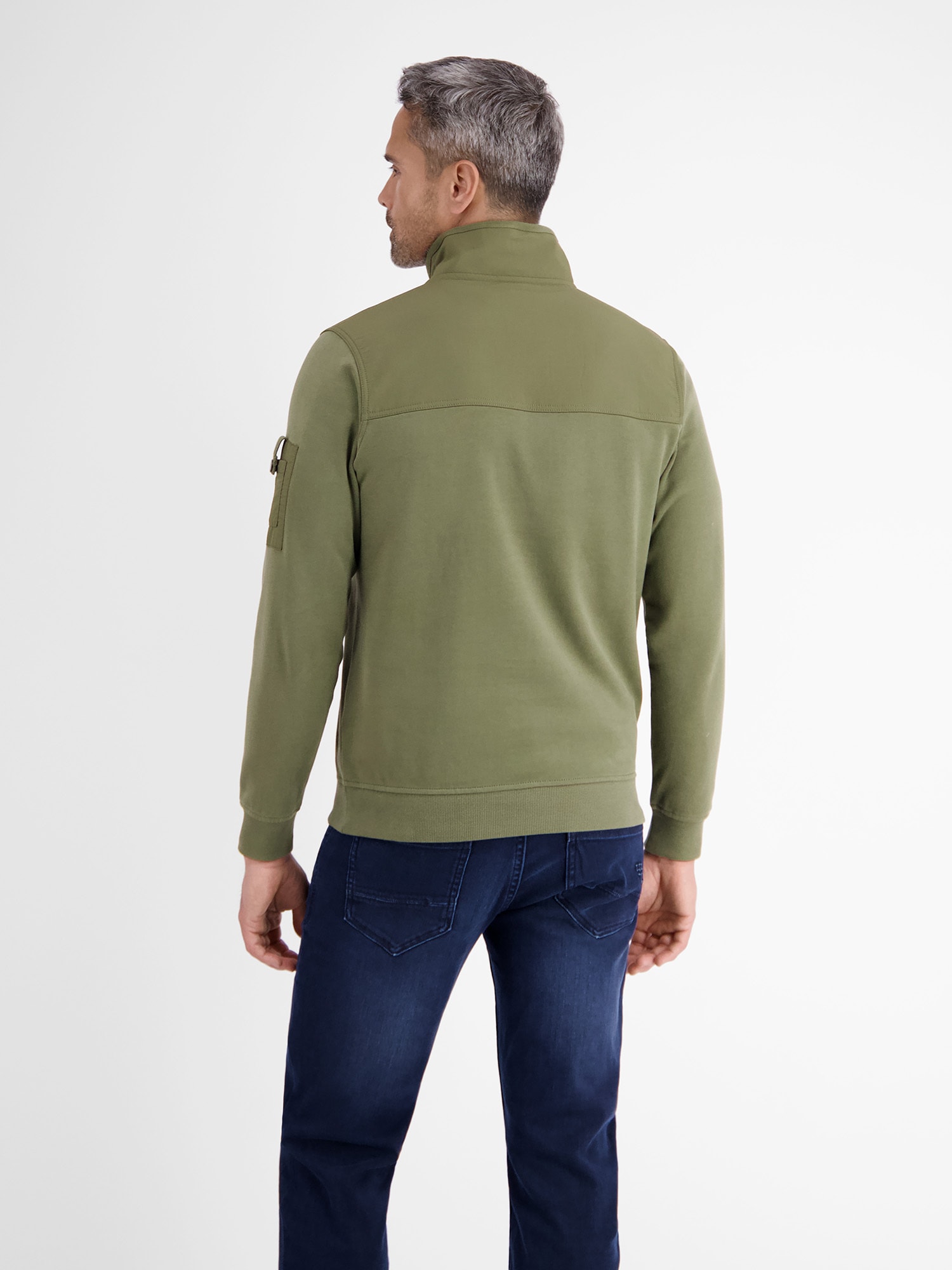 LERROS Sweatshirt »LERROS Troyer in weicher Sweatqualität«