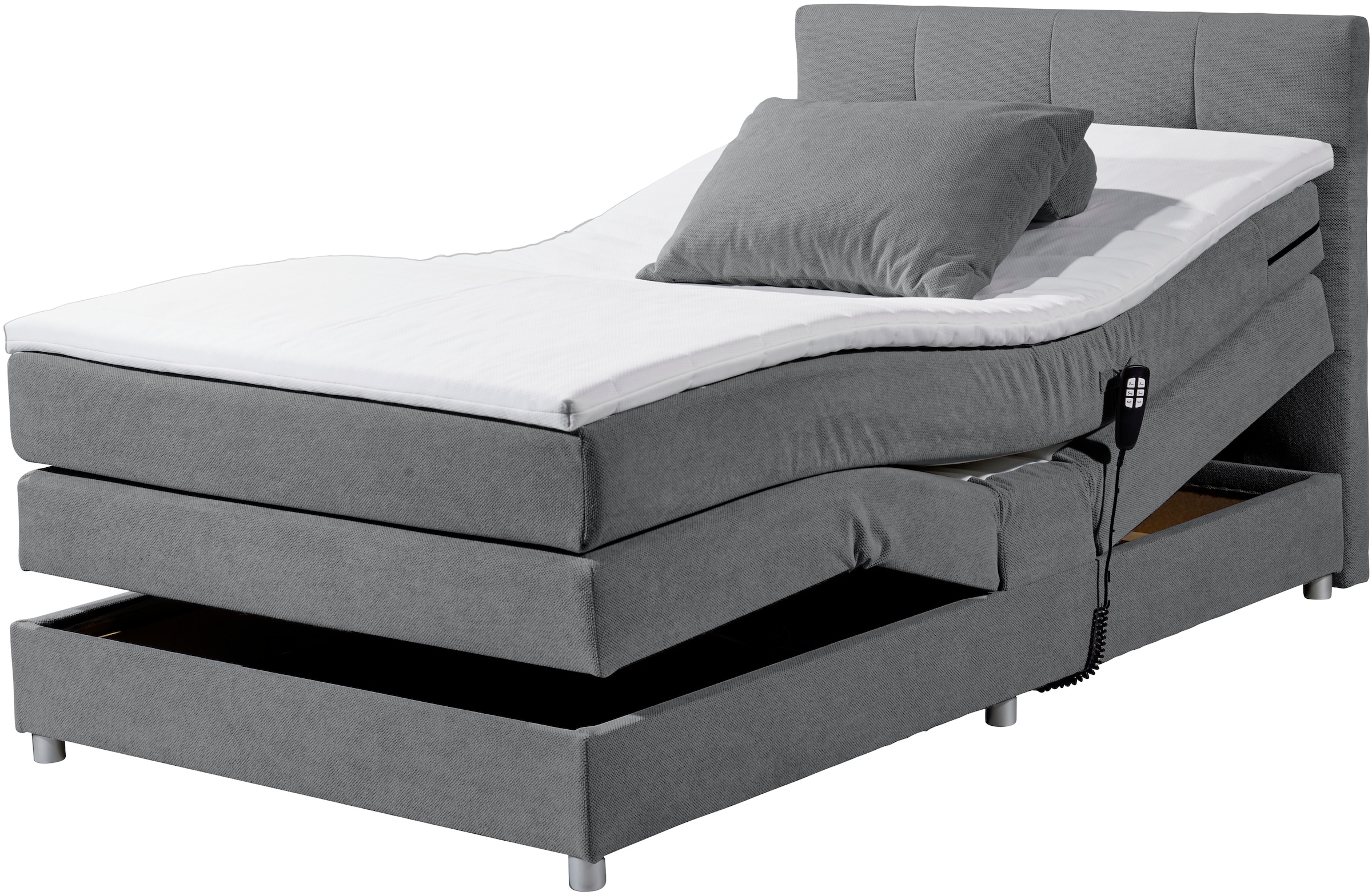 ED EXCITING DESIGN Boxspringbett »Toulouse B«, inkl. Motor